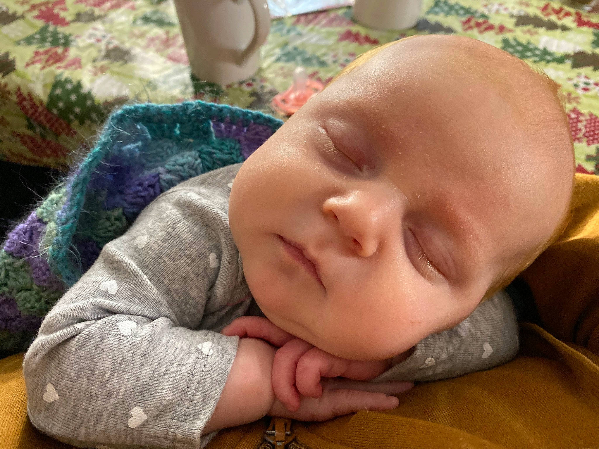 Miley joined the competition — help win amazing prizes! baby, baby_sleeping, bedtime, cheek, child, ear, face, finger, hand, head, mouth, nap, nose, person, skin, sleep, toddler