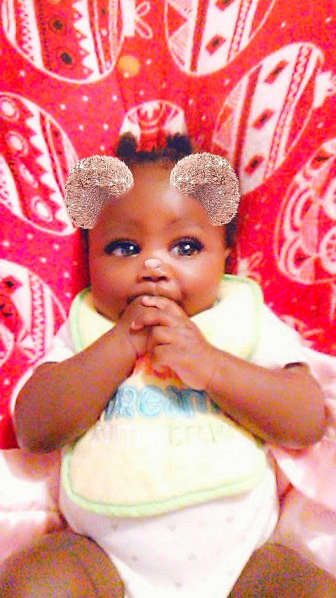 Kaliyah is registered to the contest to win money with this photo: baby, child, hair_accessory, person, toddler
