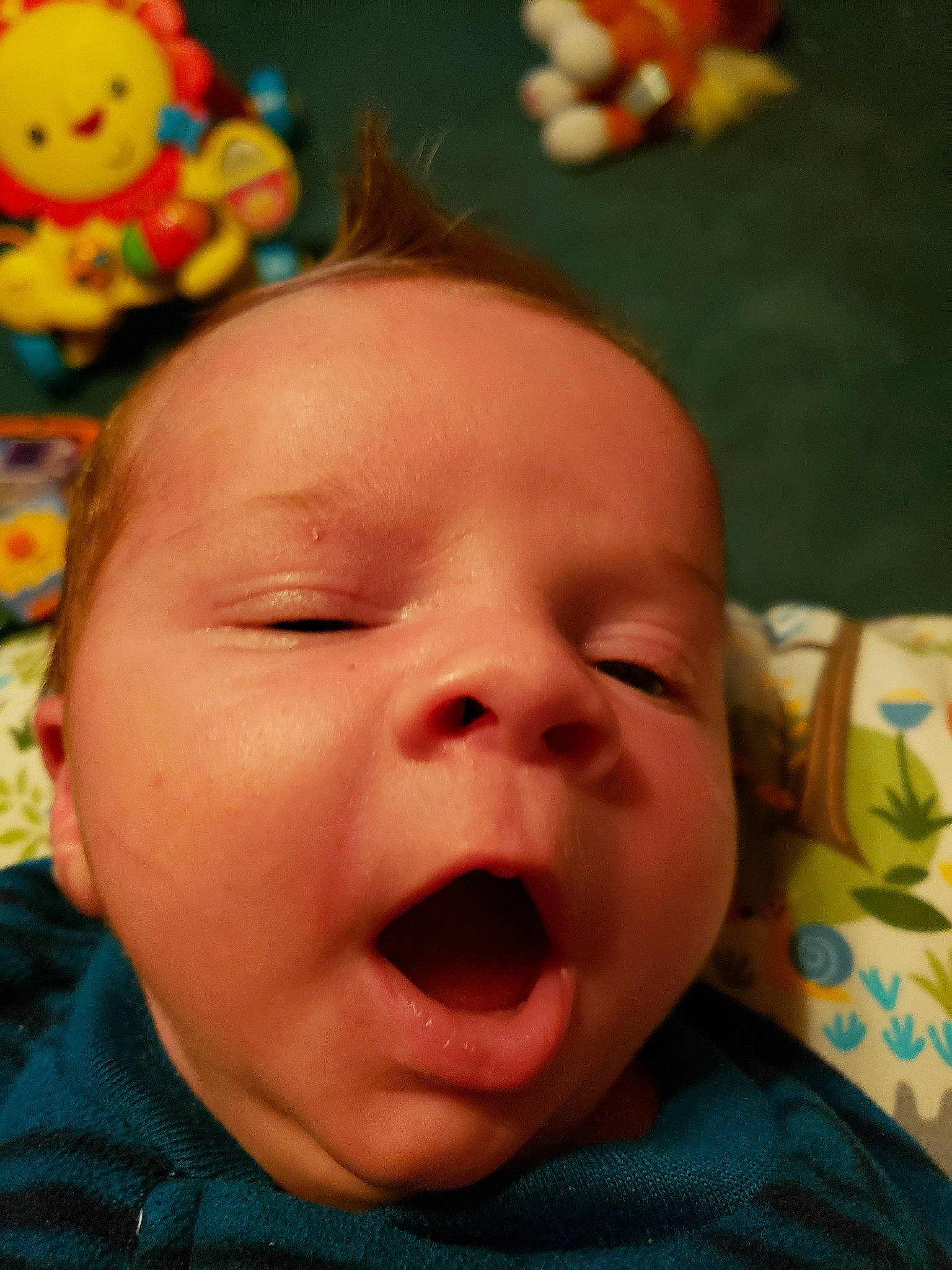 Braedon joined the competition — help win amazing prizes! baby, baby_making_funny_faces, cheek, child, chin, close_up, eye, face, facial_expression, forehead, fun, head, laugh, lip, mouth, nose, person, skin, smile, toddler