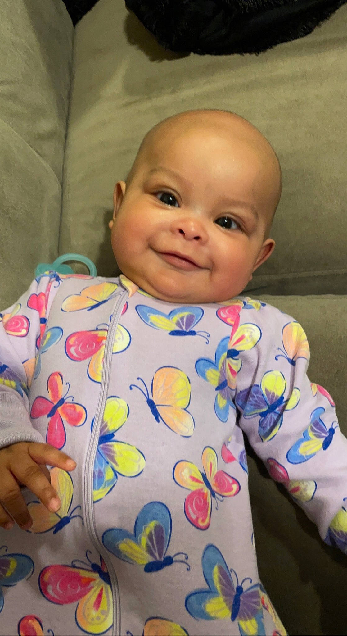 Aloriah joined the competition — help win amazing prizes! baby, baby_toddler_clothing, cheek, comfort, eye, facial_expression, fun, happy, head, iris, joy, linens, lip, mouth, nose, person, pink, skin, sleeve, smile
