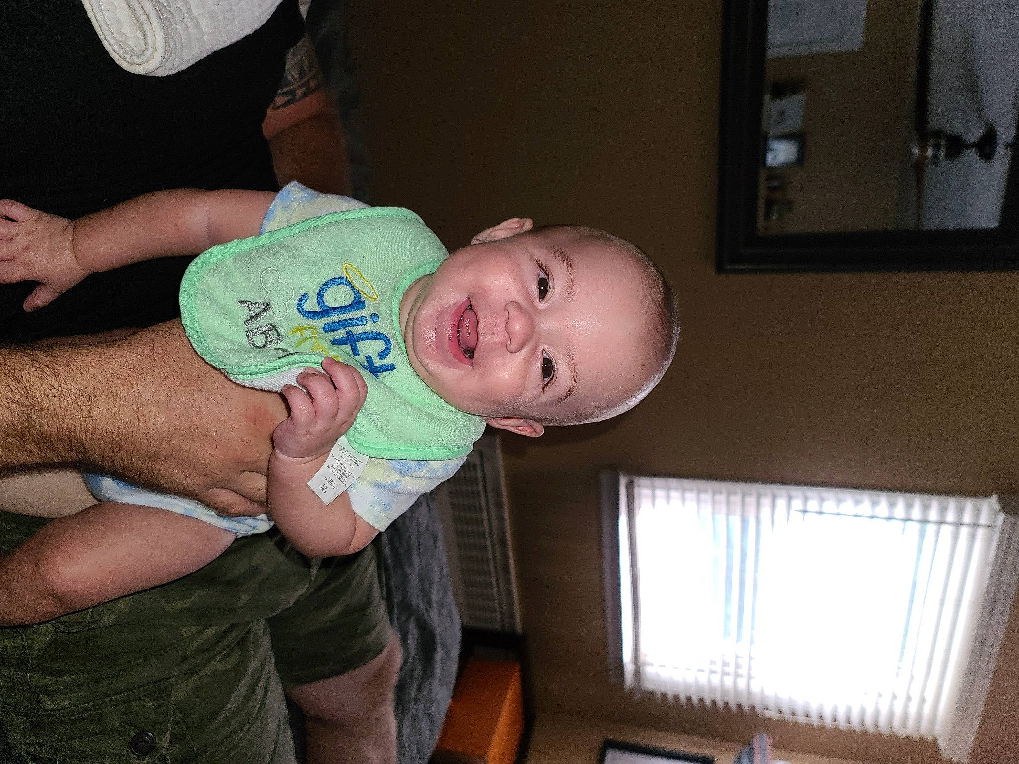 Anthony joined the competition — help win amazing prizes! baby, baby_products, baby_toddler_clothing, cheek, chest, child, elbow, finger, fun, happy, iris, joint, mouth, person, sitting, skin, smile, t_shirt, toddler, trunk