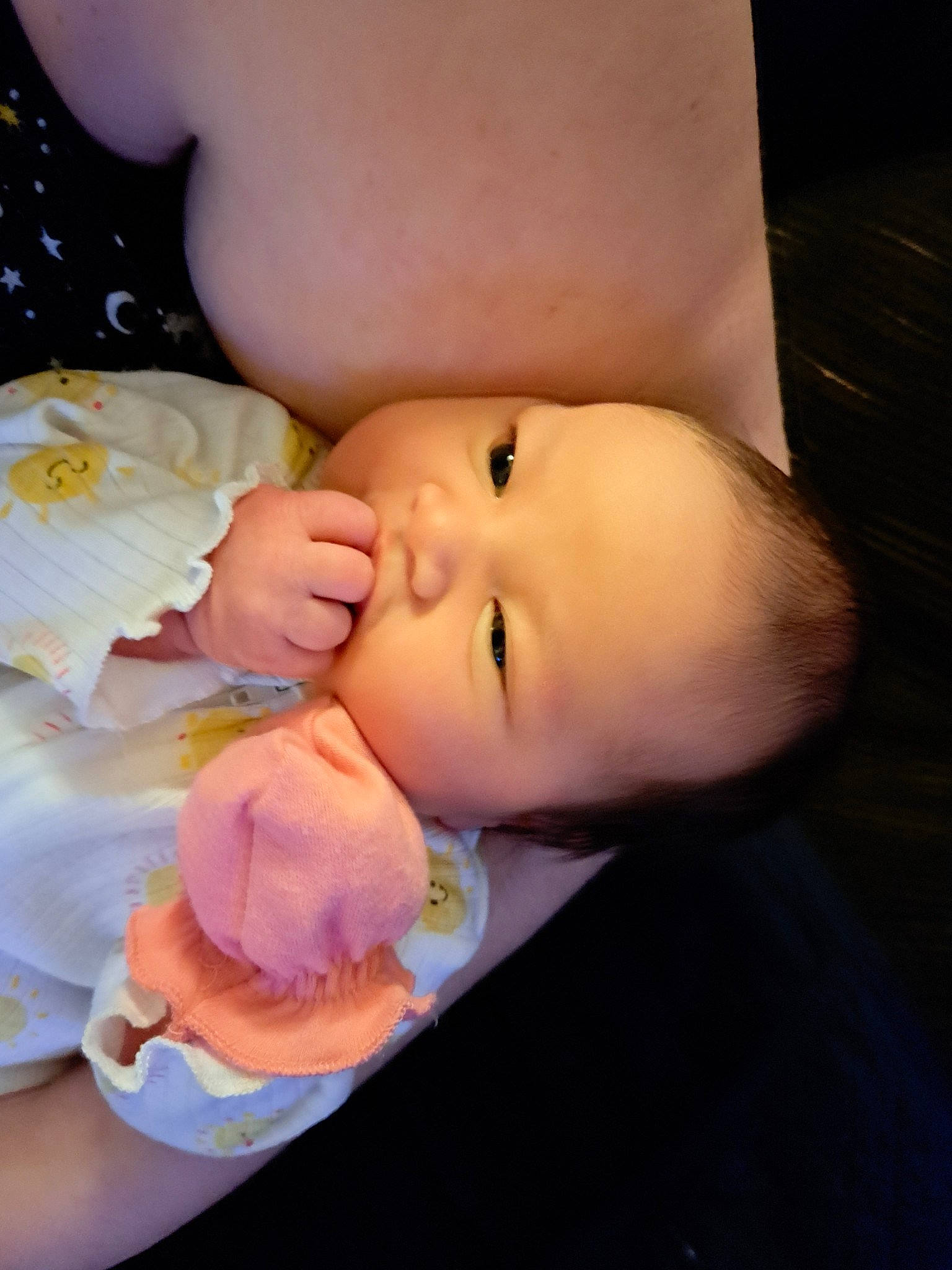 Amber joined the competition — help win amazing prizes! baby, baby_toddler_clothing, cheek, child, comfort, ear, eyelash, food, gesture, nail, person, skin, sweetness, tableware, thumb, toddler