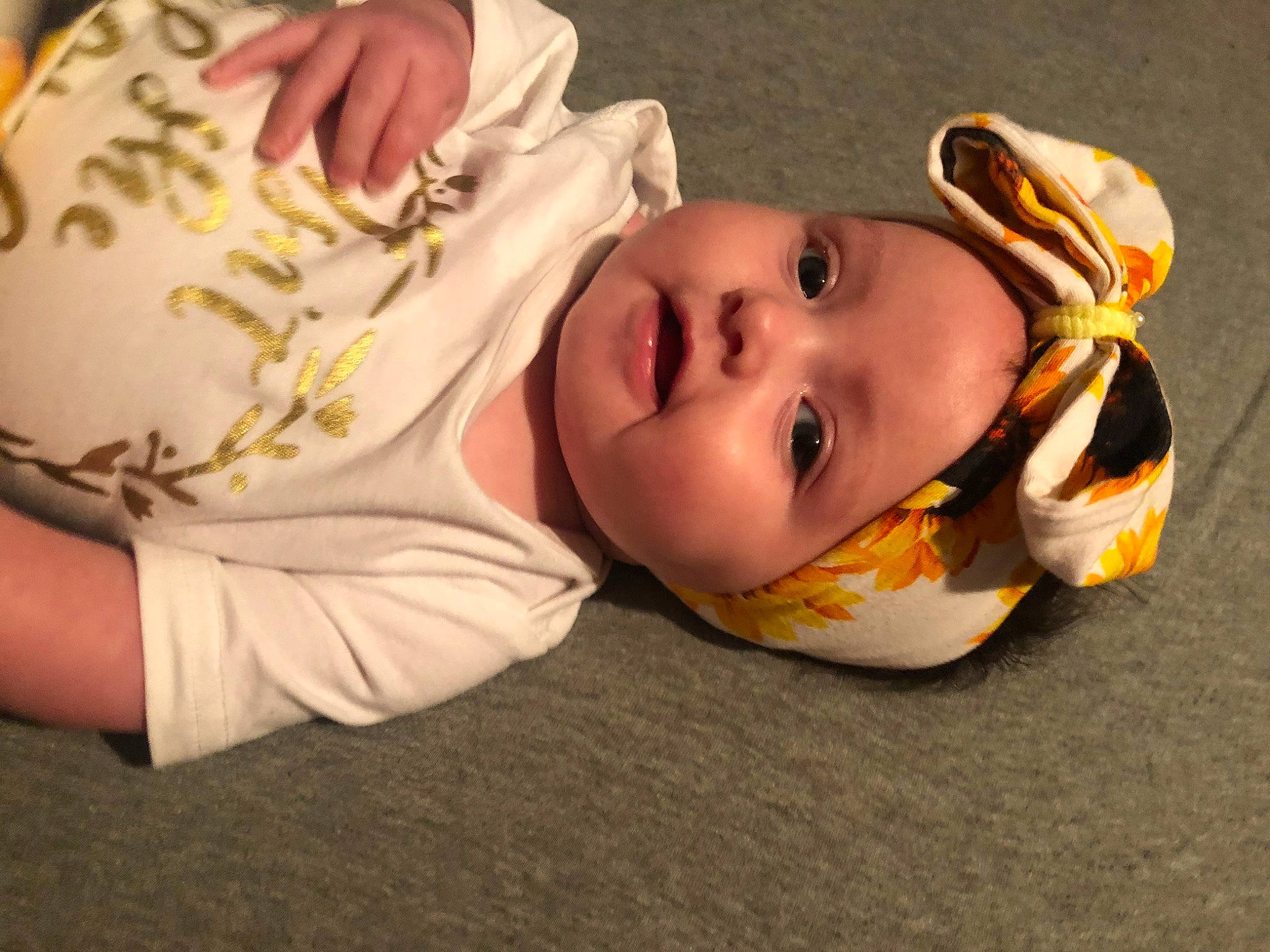 Hensley joined the competition — help win amazing prizes! baby, child, ear, head, headgear, headwear, person, toddler
