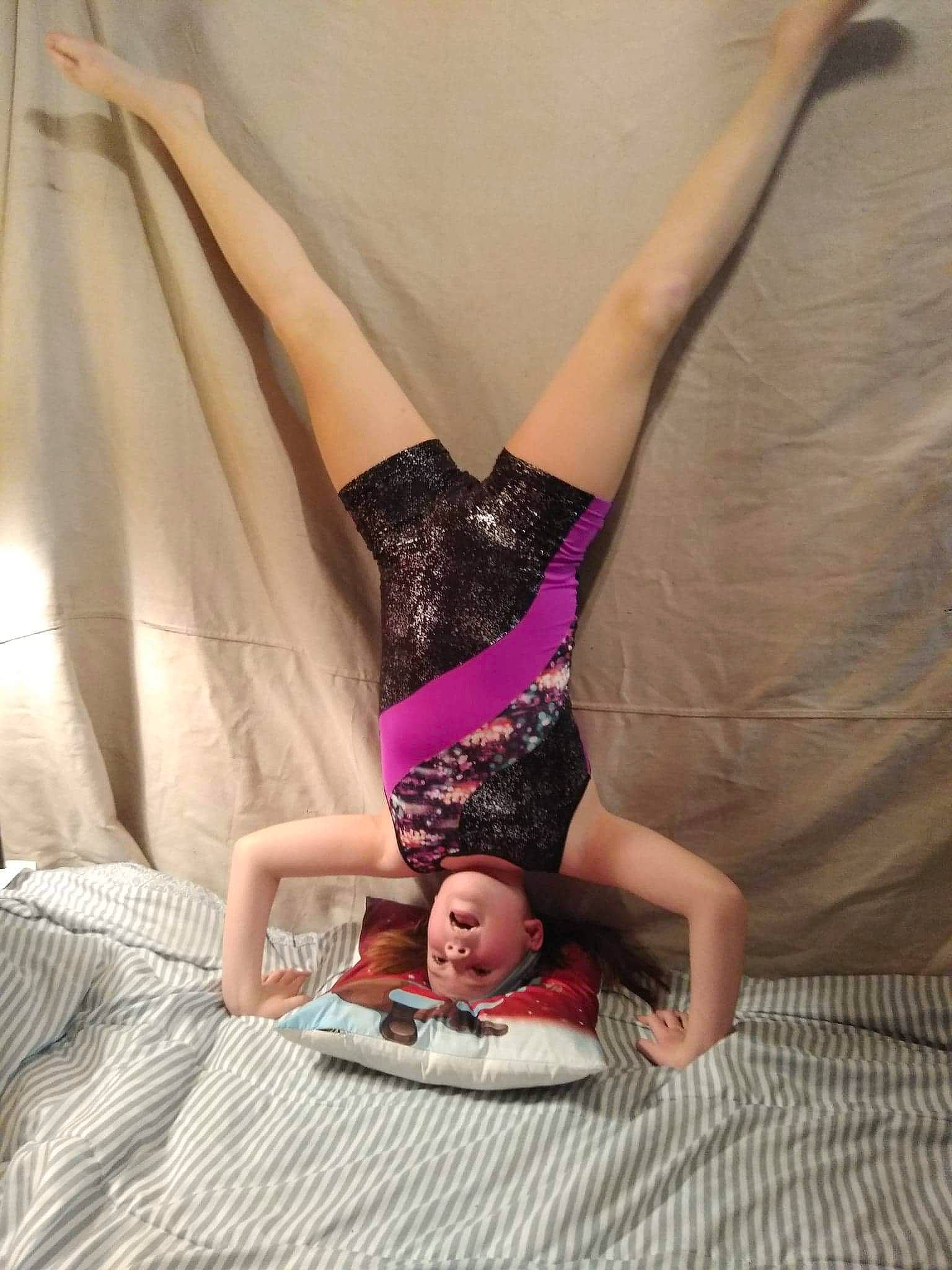 Abigail joined the competition — help win amazing prizes! barefoot, bed, comfort, fashion_design, finger, flooring, hand, headwear, human_body, human_leg, joint, knee, leg, linens, lingerie, magenta, person, pink, textile, thigh