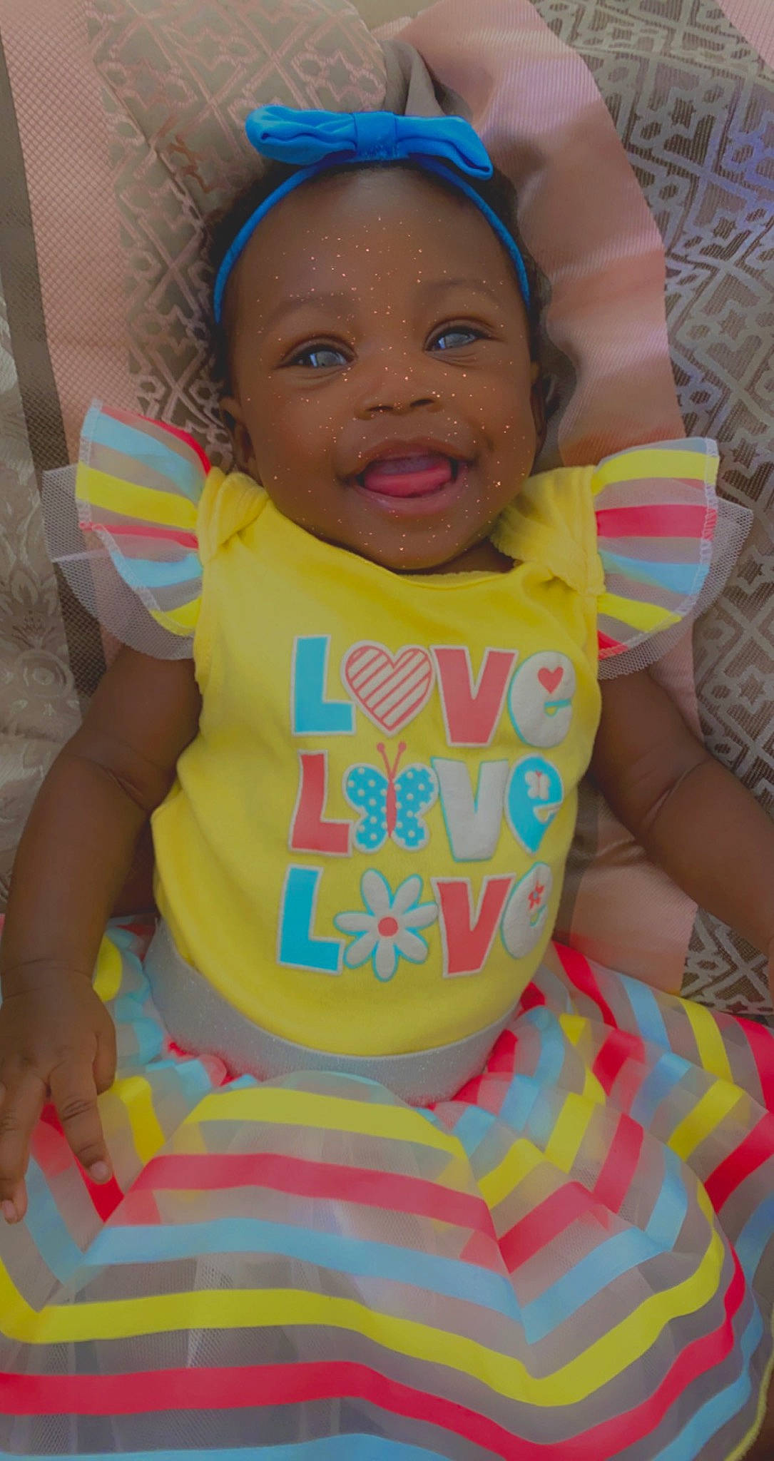 Cassidy is registered to the contest to win money with this photo: abdomen, arm, baby, baby_toddler_clothing, child, finger, fun, happy, hat, magenta, person, pink, shorts, skin, sleeve, smile, t_shirt, textile, thigh, thumb