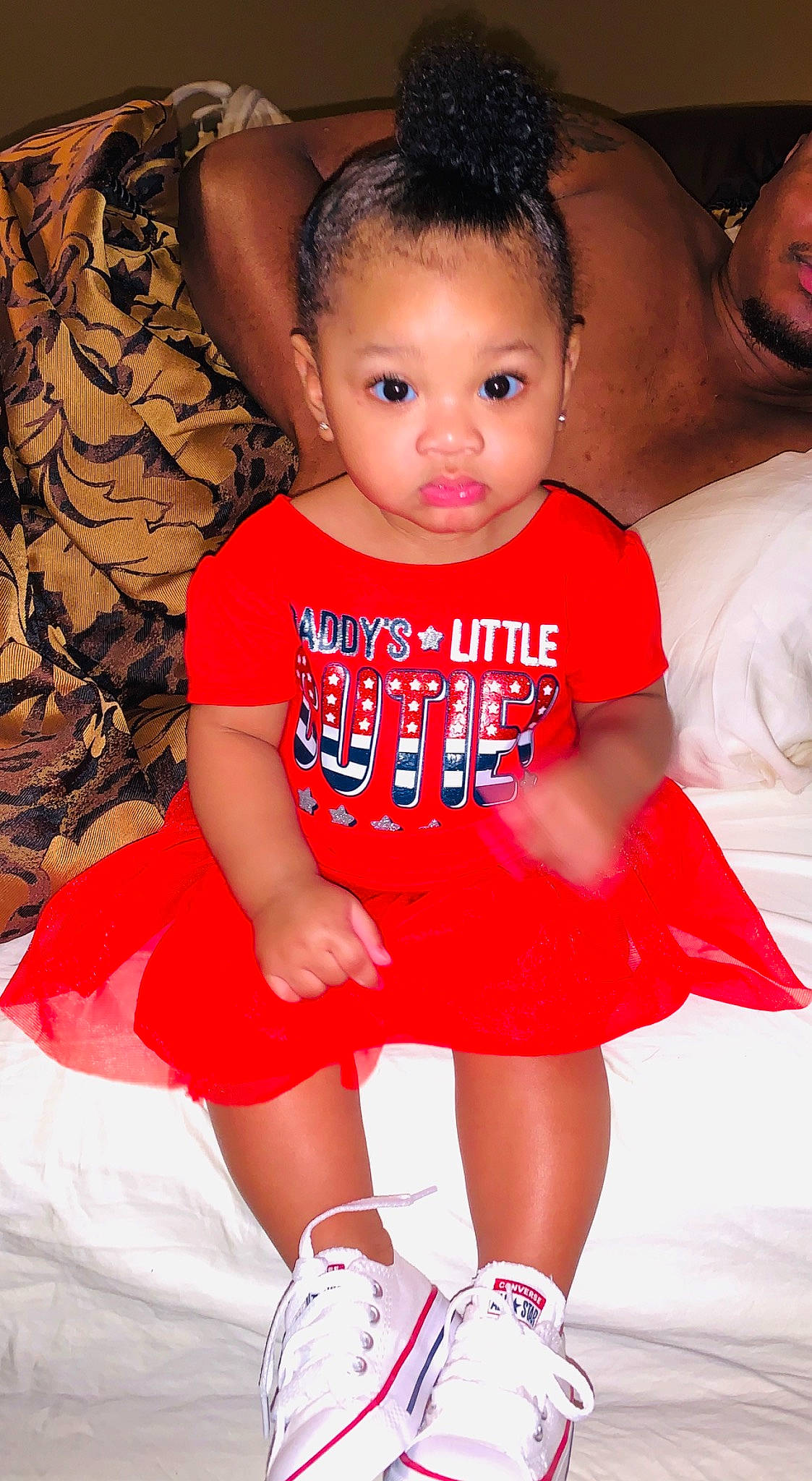 Armoni is registered to the contest to win money with this photo: baby_toddler_clothing, cheek, child, child_model, lip, person, pink, red, smile, toddler