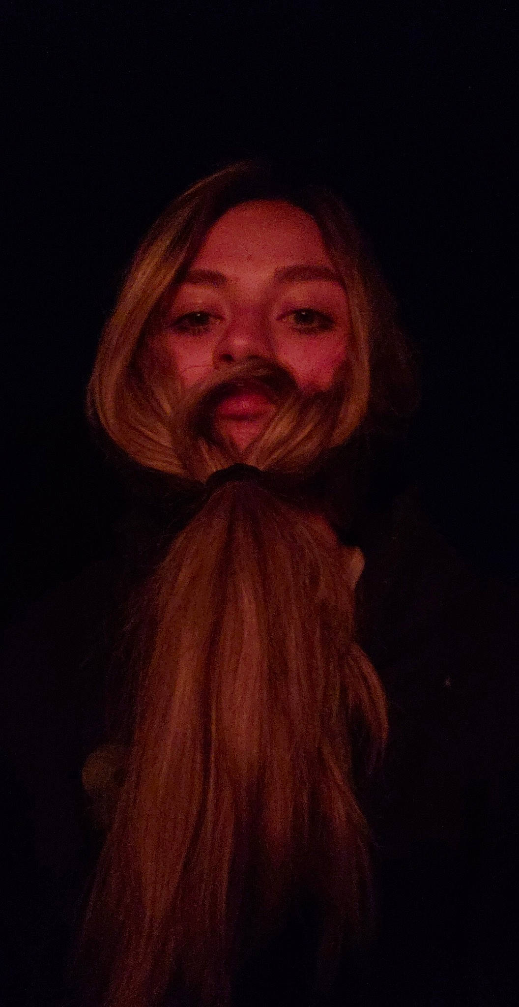 Amber joined the competition — help win amazing prizes! art, beard, brown_hair, cheek, darkness, eyelash, facial_hair, flash_photography, happy, iris, jaw, lip, liver, long_hair, moustache, neck, nose, person, smile, tints_and_shades