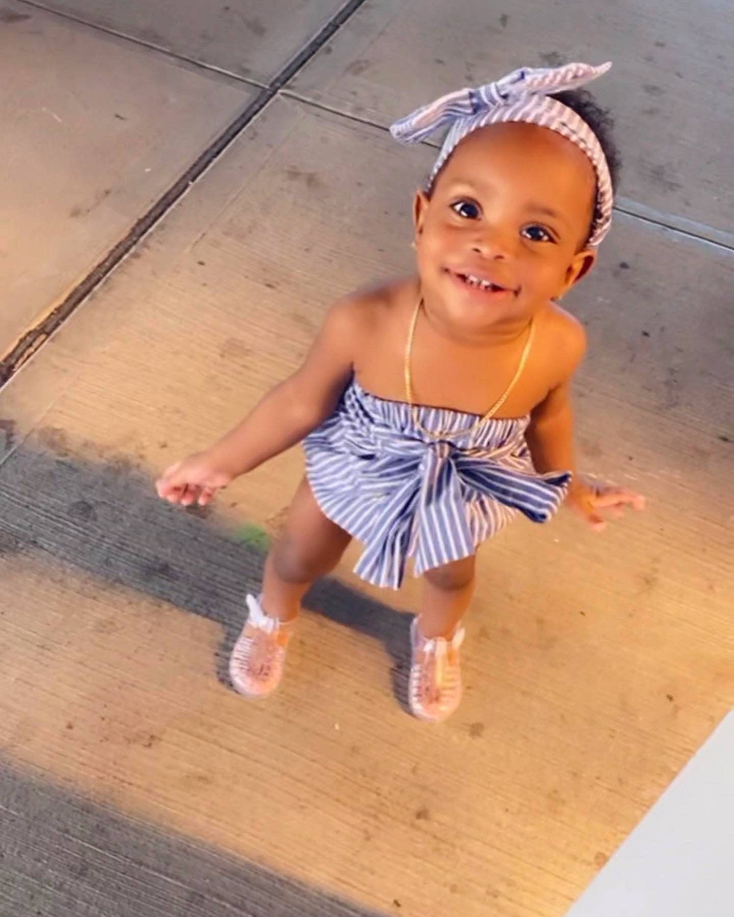 Bellarose joined the competition — help win amazing prizes! baby, baby_toddler_clothing, child, costume, fawn, floor, fun, head, joy, person, skin, smile, toddler