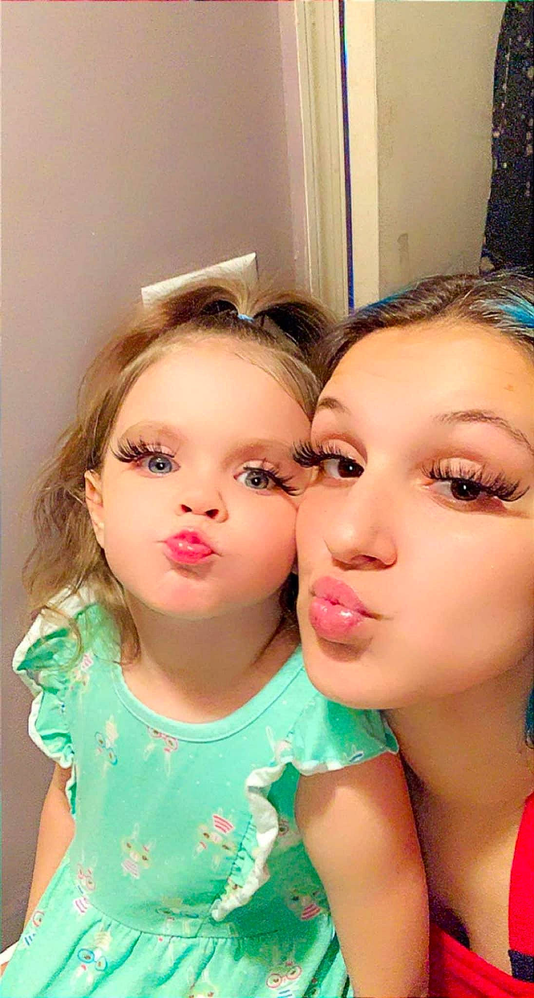 Paityn joined the competition — help win amazing prizes! blond, cheek, child, event, eye_liner, eye_shadow, eyebrow, eyelash, fashion_design, happy, iris, jewellery, lip, long_hair, makeover, mouth, nose, person, pink, skin