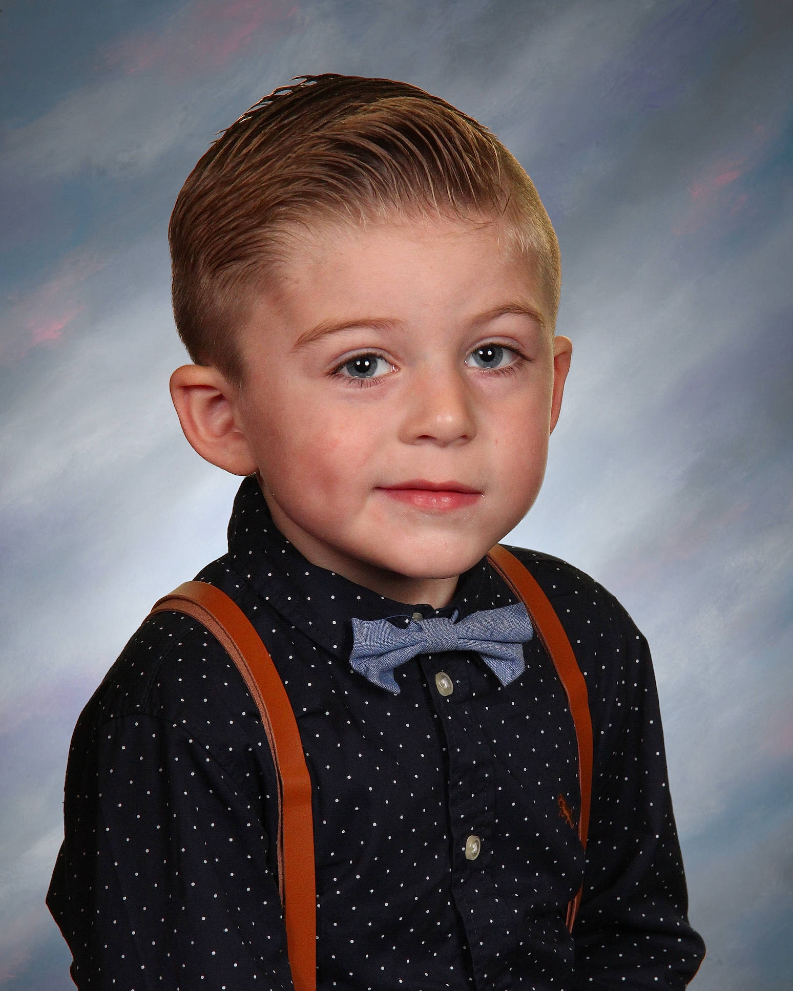 Kenny is registered to the contest to win money with this photo: baby_toddler_clothing, blazer, blond, bow_tie, button, child, cloud, collar, dress_shirt, electric_blue, face, flash_photography, formal_wear, happy, head, iris, neck, person, sleeve, tie