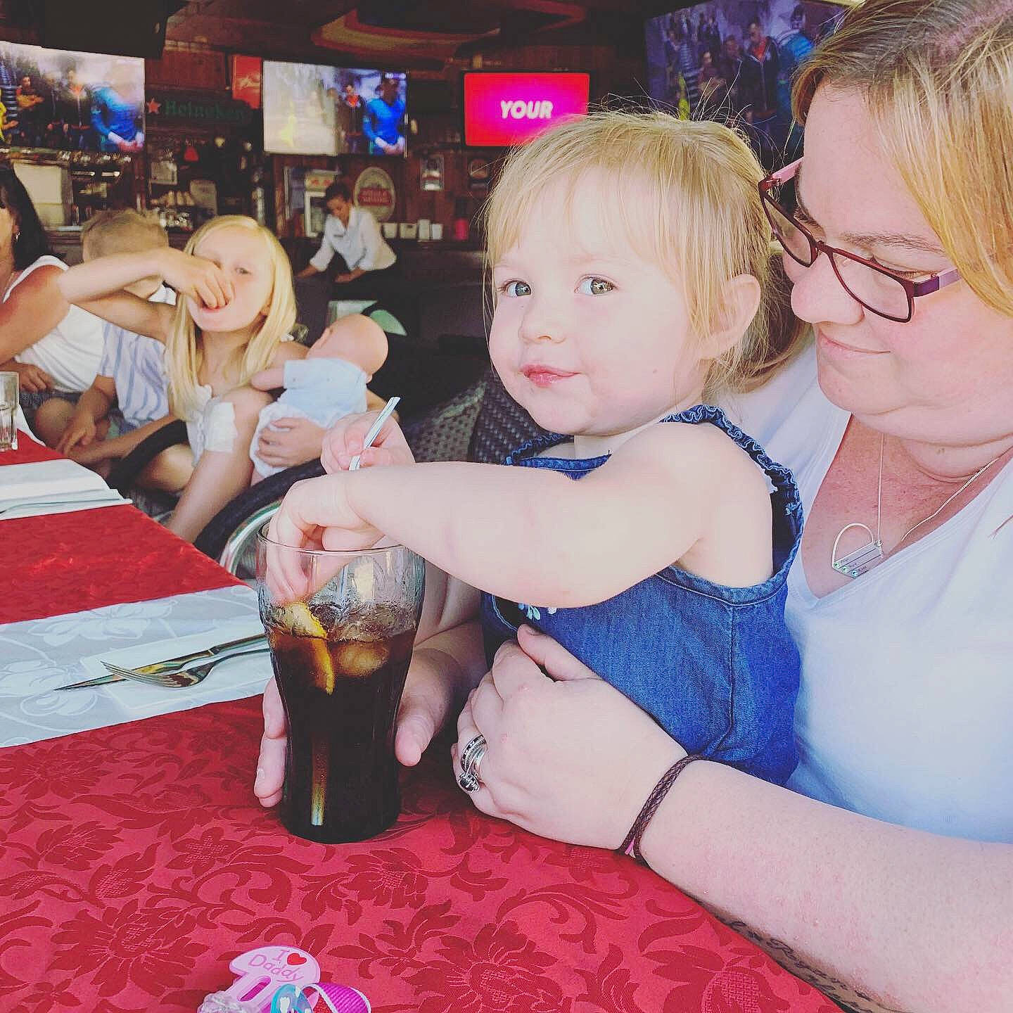 Scarlett is registered to the contest to win money with this photo: child, daughter, event, family, fun, happy, party, people, person, play, snapshot, toddler, vacation