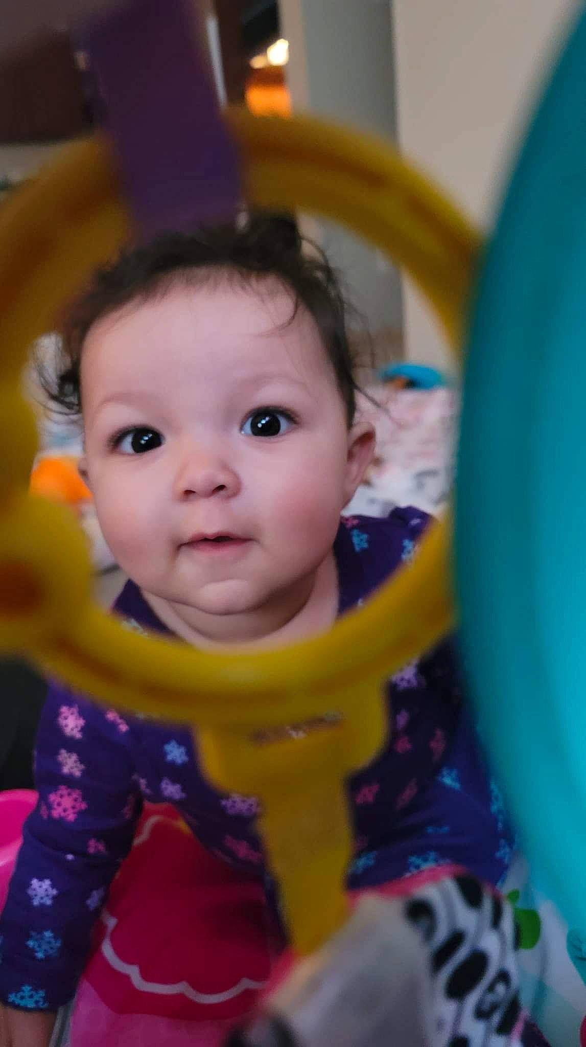 Laziah joined the competition — help win amazing prizes! baby, baby_toddler_clothing, blue, cheek, child, chin, eyebrow, eyelash, forehead, fun, hairstyle, happy, human_body, iris, leisure, mouth, nose, person, skin, smile