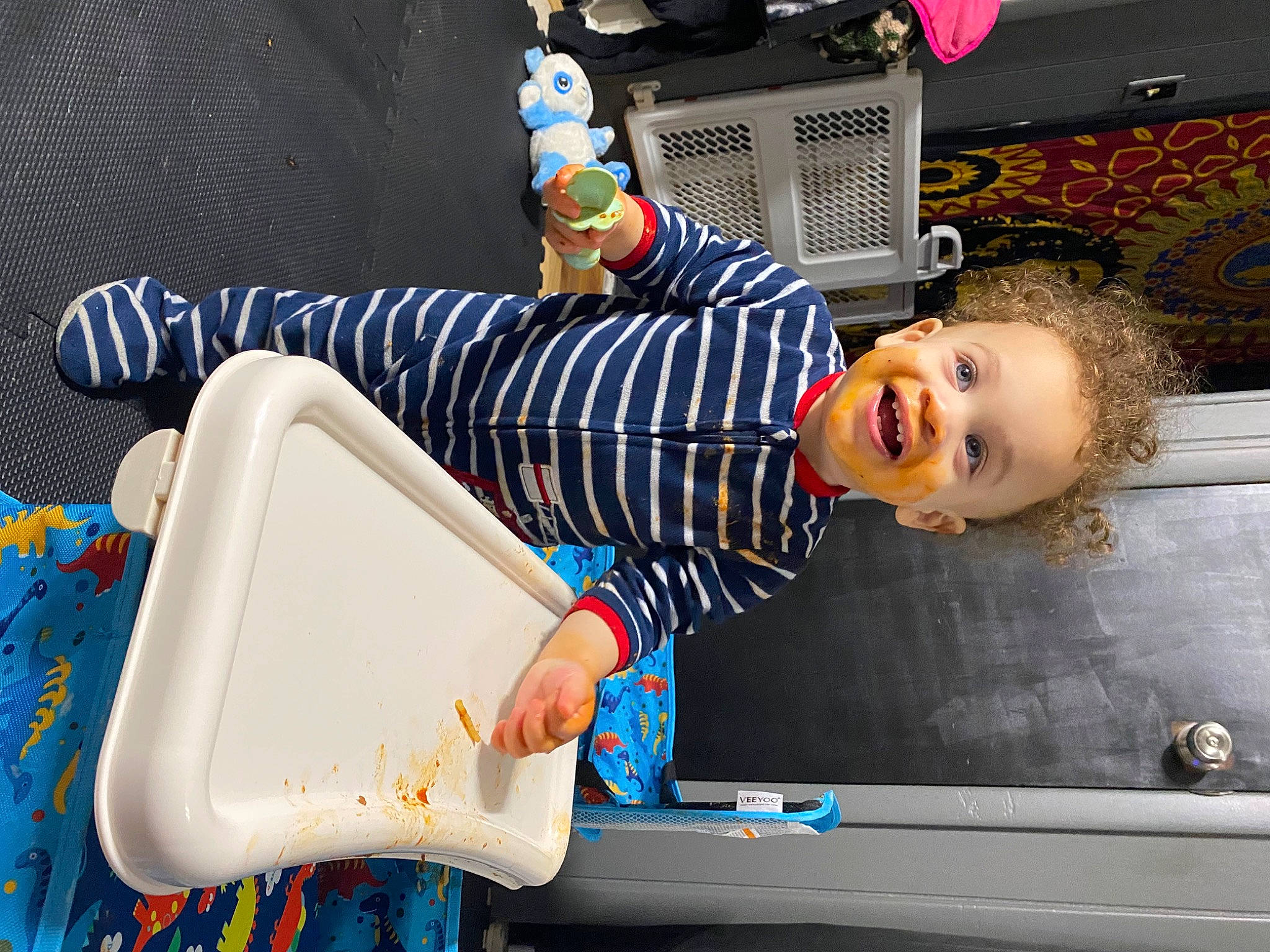 Jamie joined the competition — help win amazing prizes! baby, baby_products, baby_toddler_clothing, blue, child, electric_blue, fun, happy, joy, leisure, person, plastic, play, sitting, sleeve, smile, toddler, toy, vacation