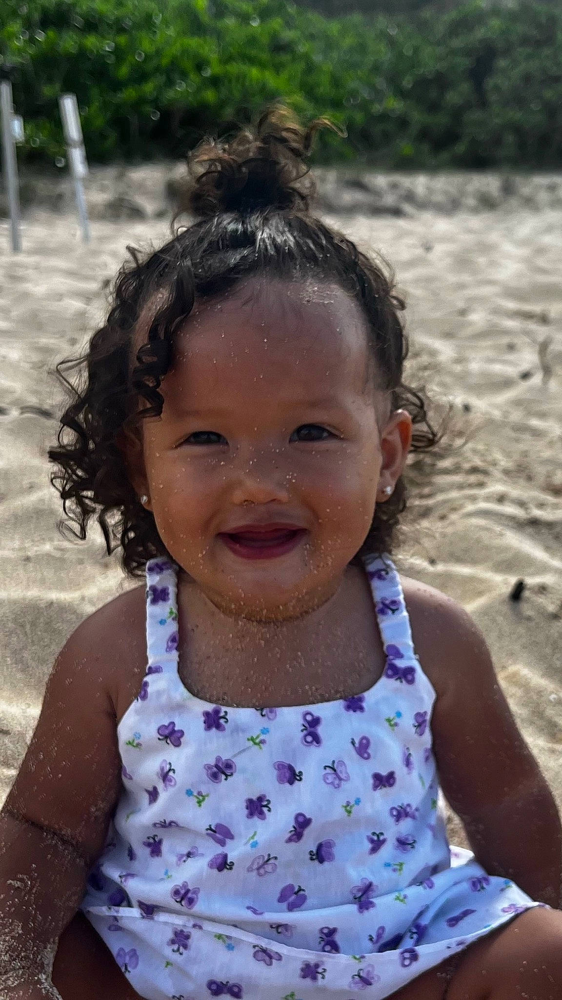 Majesty joined the competition — help win amazing prizes! baby_toddler_clothing, black_hair, eye, facial_expression, grass, hair, happy, iris, joy, leisure, lip, mouth, neck, people, people_in_nature, person, recreation, skin, smile, summer