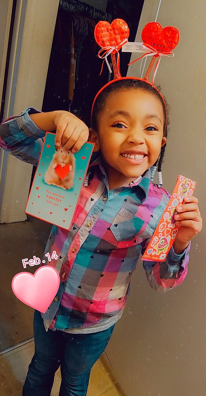 Nia joined the competition — help win amazing prizes! child, costume, happy, joy, person, pink, smile, toddler, v_sign