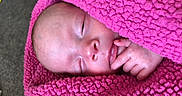 Summer joined the competition — help win amazing prizes! baby, baby_sleeping, bedtime, cheek, child, close_up, crochet, headgear, knitting, lip, nose, photograph, photography, pink, portrait_photography, skin, sleep, wool