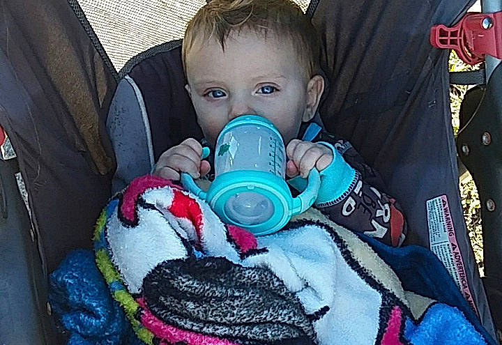 Braxton joined the competition — help win amazing prizes! baby, baby_carriage, baby_products, baby_toddler_clothing, car_seat, child, drinkware, electric_blue, event, fun, happy, iris, nail, person, personal_protective_equipment, plastic_bottle, product, sitting, steering_wheel, toddler
