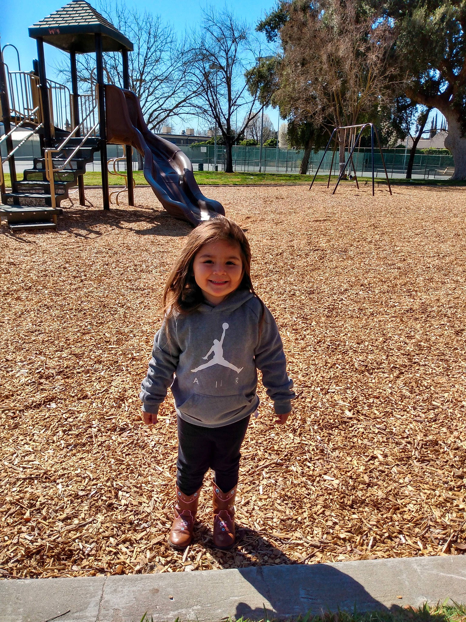 Melani is registered to the contest to win money with this photo: botany, child, chute, city, fun, grass, happy, joy, leisure, nature, people_in_nature, person, plant, public_space, recreation, sky, smile, sunlight, tints_and_shades, toddler