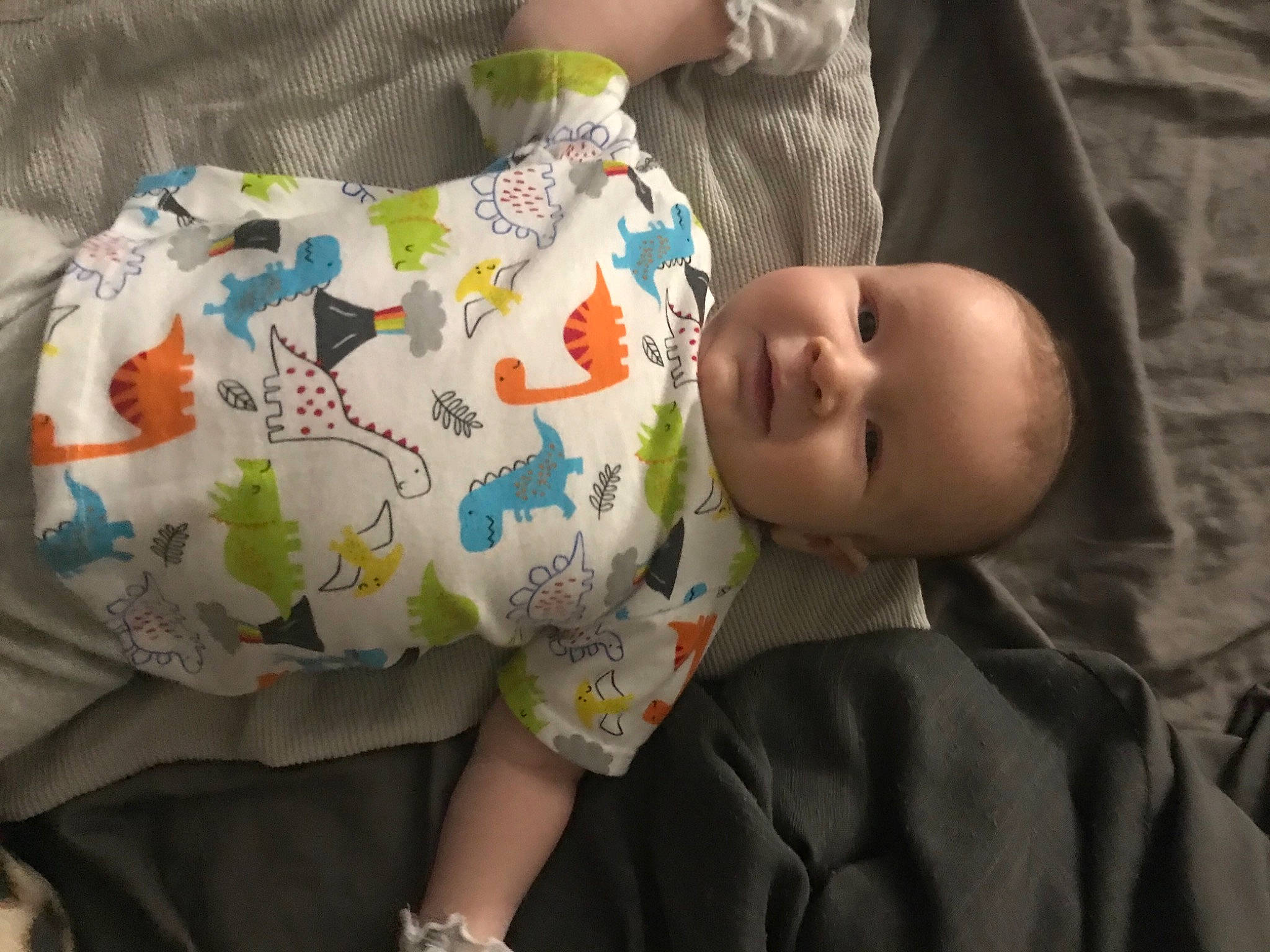 Rhyker joined the competition — help win amazing prizes! baby, baby_toddler_clothing, cheek, child, comfort, eye, facial_expression, finger, grass, hand, head, human_body, joy, mouth, neck, nose, person, product, skin, sleeve