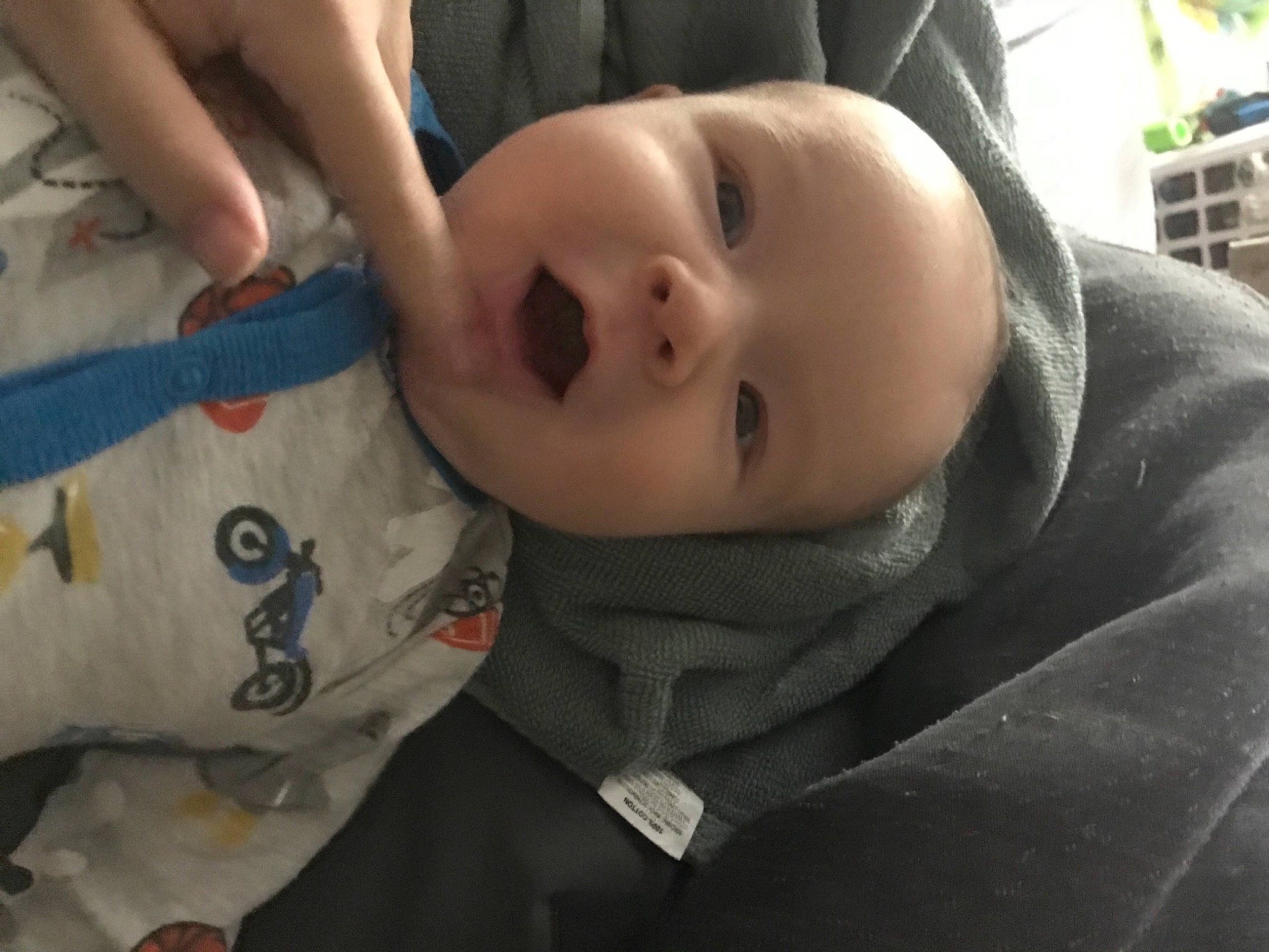 Rhyker joined the competition — help win amazing prizes! baby, baby_toddler_clothing, cheek, chest_of_drawers, comfort, eye, eyebrow, eyelash, face, flowerpot, grass, happy, head, lip, mouth, nose, person, skin, sleeve, smile