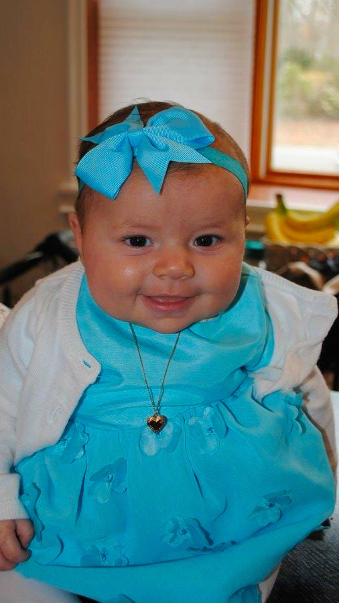 Angelina joined the competition — help win amazing prizes! blue, cap, child, eye, face, forehead, fun, girl, hair_accessory, happiness, head, headband, headgear, infant, joy, person, product, skin, smile, toddler