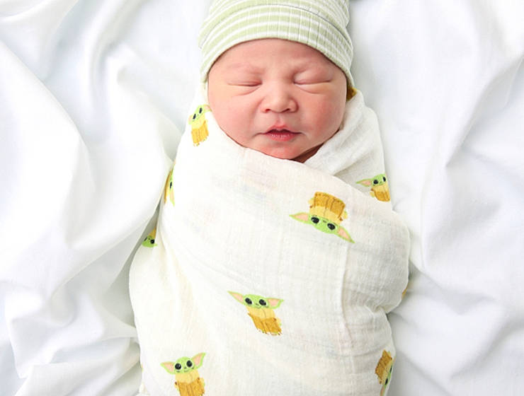 Atticus joined the competition — help win amazing prizes! baby, baby_sleeping, baby_toddler_clothing, child, collar, comfort, dress_shirt, hat, headwear, linens, person, service, skin, sleeve, thumb, toddler, white