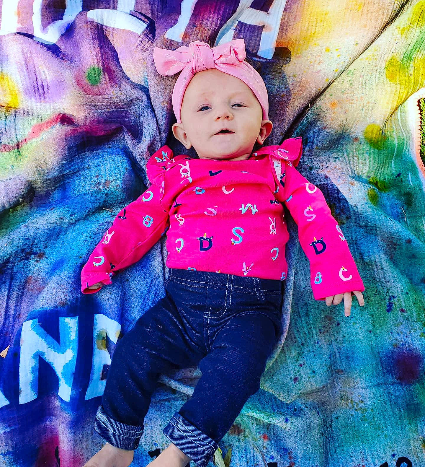 Judith joined the competition — help win amazing prizes! baby, cheek, child, child_model, cool, denim, fun, happy, headwear, jacket, jeans, outerwear, person, photography, pink, plant, play, purple, smile, textile