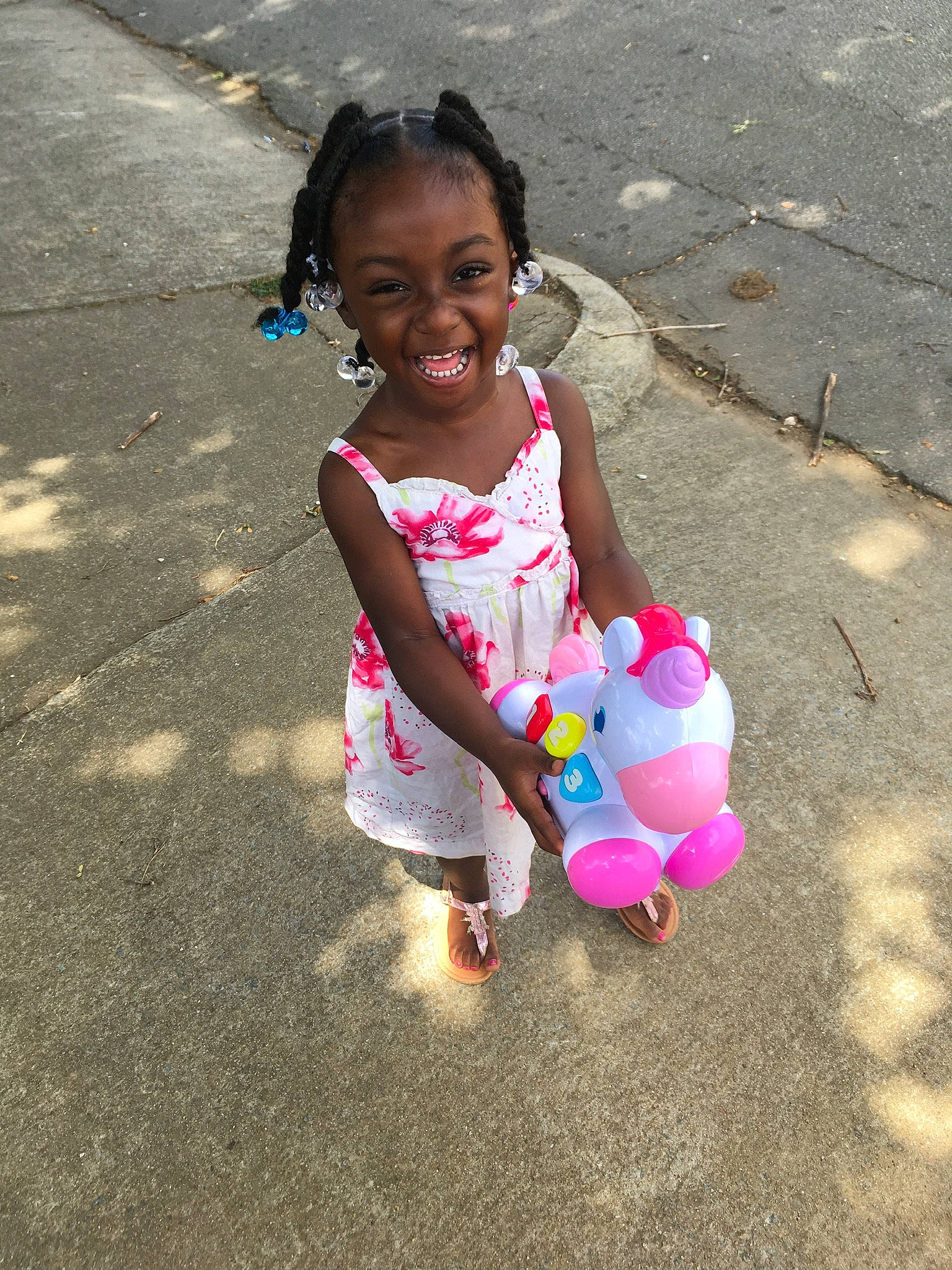 Karsyn joined the competition — help win amazing prizes! child, fun, happy, joy, leisure, person, pink, play, smile, summer, toddler, vacation, water