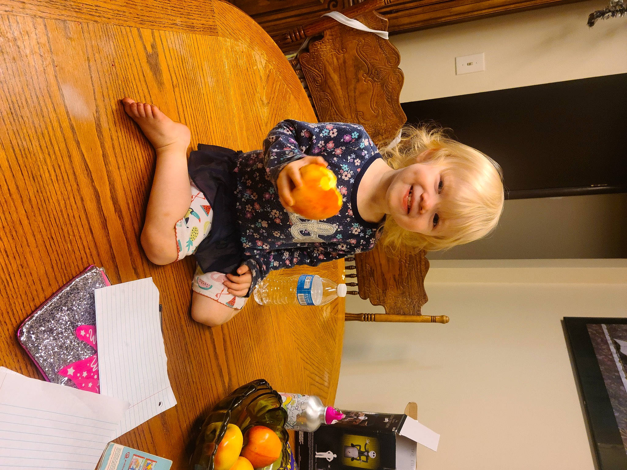 Ariel joined the competition — help win amazing prizes! child, fun, joy, person, play, pumpkin, room, stuffed_toy, toddler, vacation