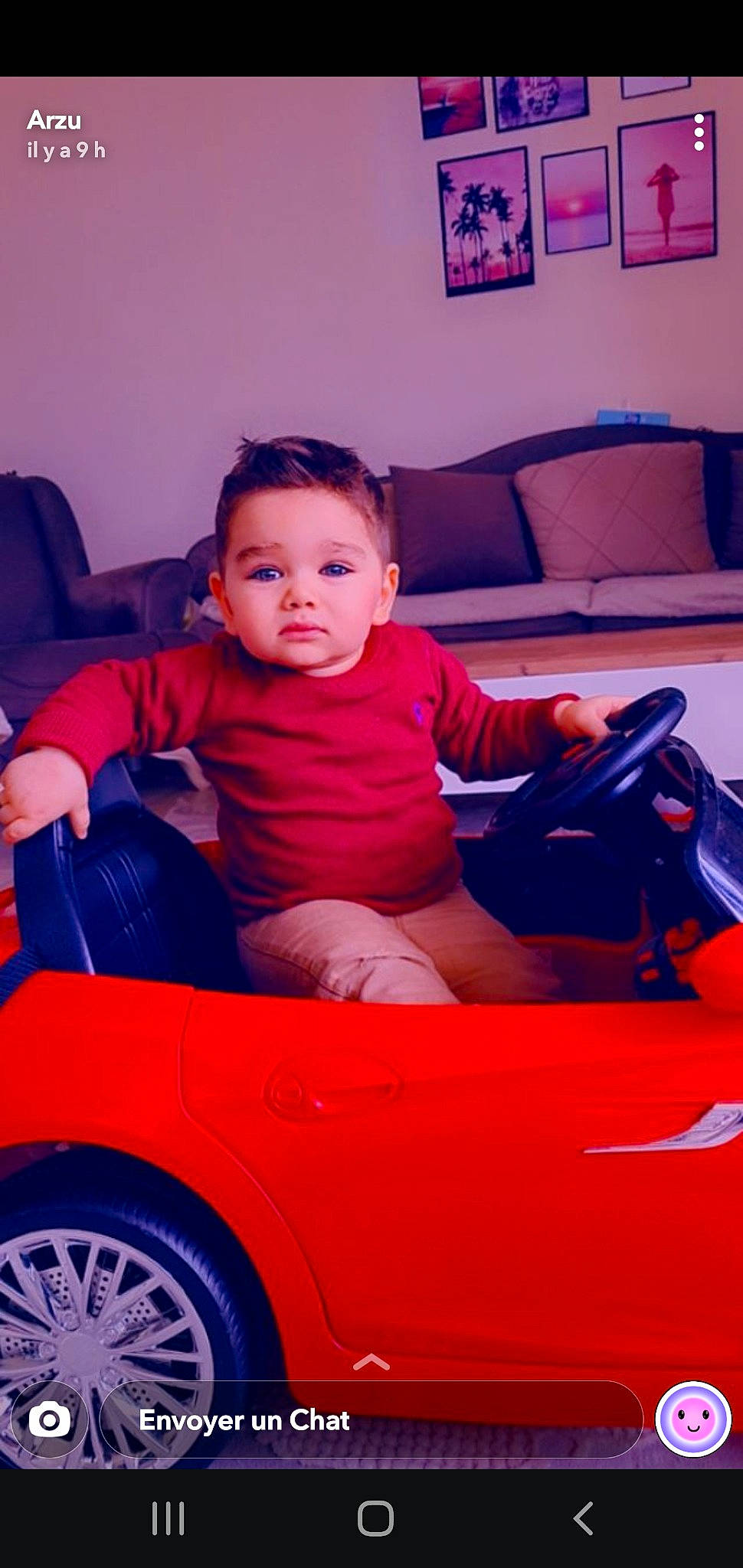 Ibrahim a rejoint le concours — aidez-le/la à gagner de superbes lots ! automotive_design, automotive_exterior, automotive_tire, blue, bumper, car, child, comfort, electric_blue, fender, fun, magenta, motor_vehicle, person, riding_toy, snapshot, tire, toddler, vehicle, vehicle_door