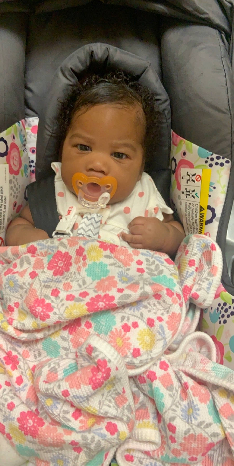 Emoni is registered to the contest to win money with this photo: baby, cheek, child, linens, person, textile, toddler