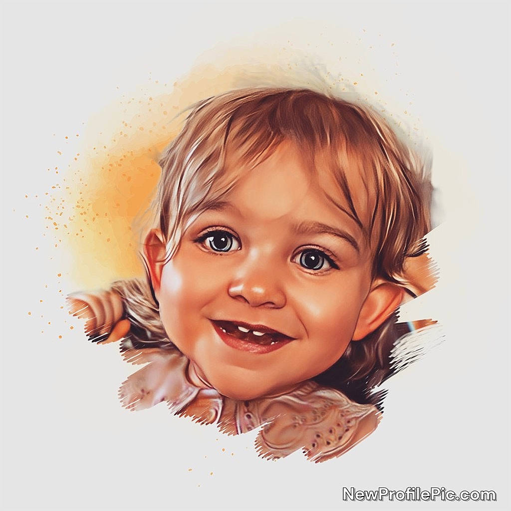 Lyana a rejoint le concours — aidez-le/la à gagner de superbes lots ! art, blond, cheek, child, circle, drawing, eyelash, fictional_character, gesture, graphics, happy, illustration, iris, jaw, joy, lip, nose, painting, person, smile