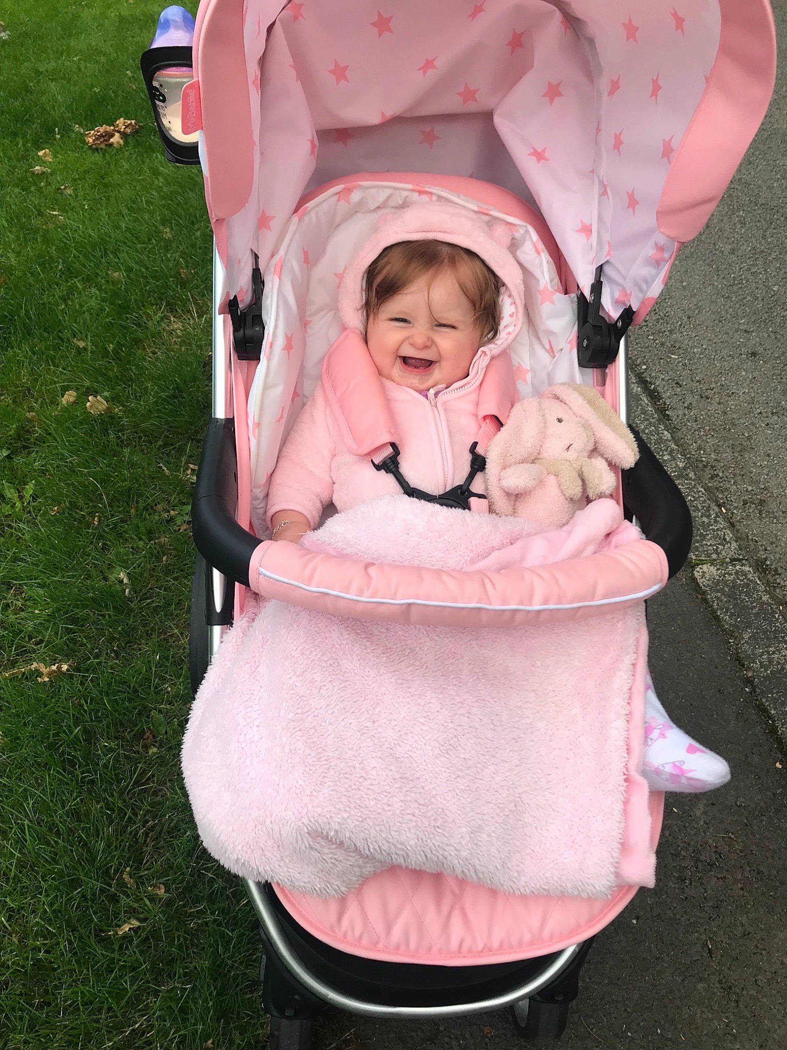 Charlotte joined the competition — help win amazing prizes! baby, baby_carriage, baby_carrier, baby_products, child, infant_bed, joy, person, pink, product, swing