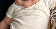 Will joined the competition — help win amazing prizes! baby, infant, smiling, onesie, wicker_chair, drool, cute, chubby_cheeks, skin, face, head, arm, leg, seated, indoors, expression, happy, person, child, closeup