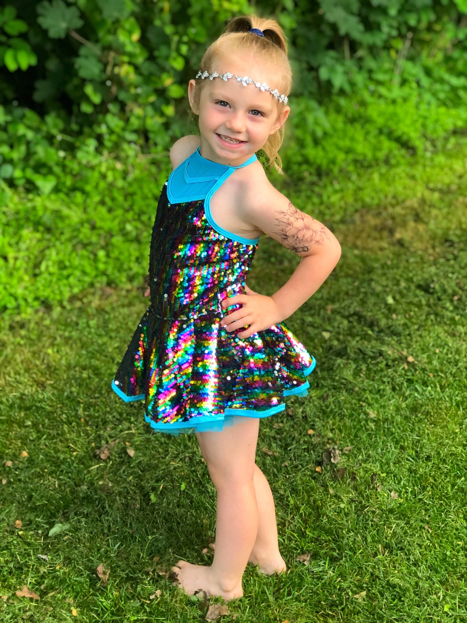 Nova joined the competition — help win amazing prizes! baby_toddler_clothing, beauty, day_dress, dress, electric_blue, flash_photography, grass, grassland, green, happy, joy, leaf, meadow, one_piece_garment, people_in_nature, person, plant, smile, summer, sunlight