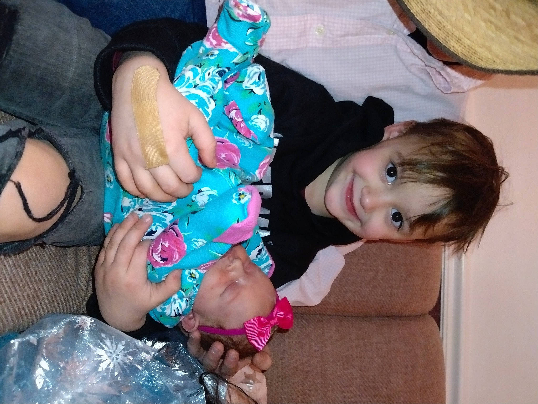 Lane joined the competition — help win amazing prizes! baby, baby_toddler_clothing, child, comfort, event, facial_expression, fashion_accessory, fun, gesture, happy, human_leg, joy, lap, nail, person, sitting, smile, thigh, thumb, toddler