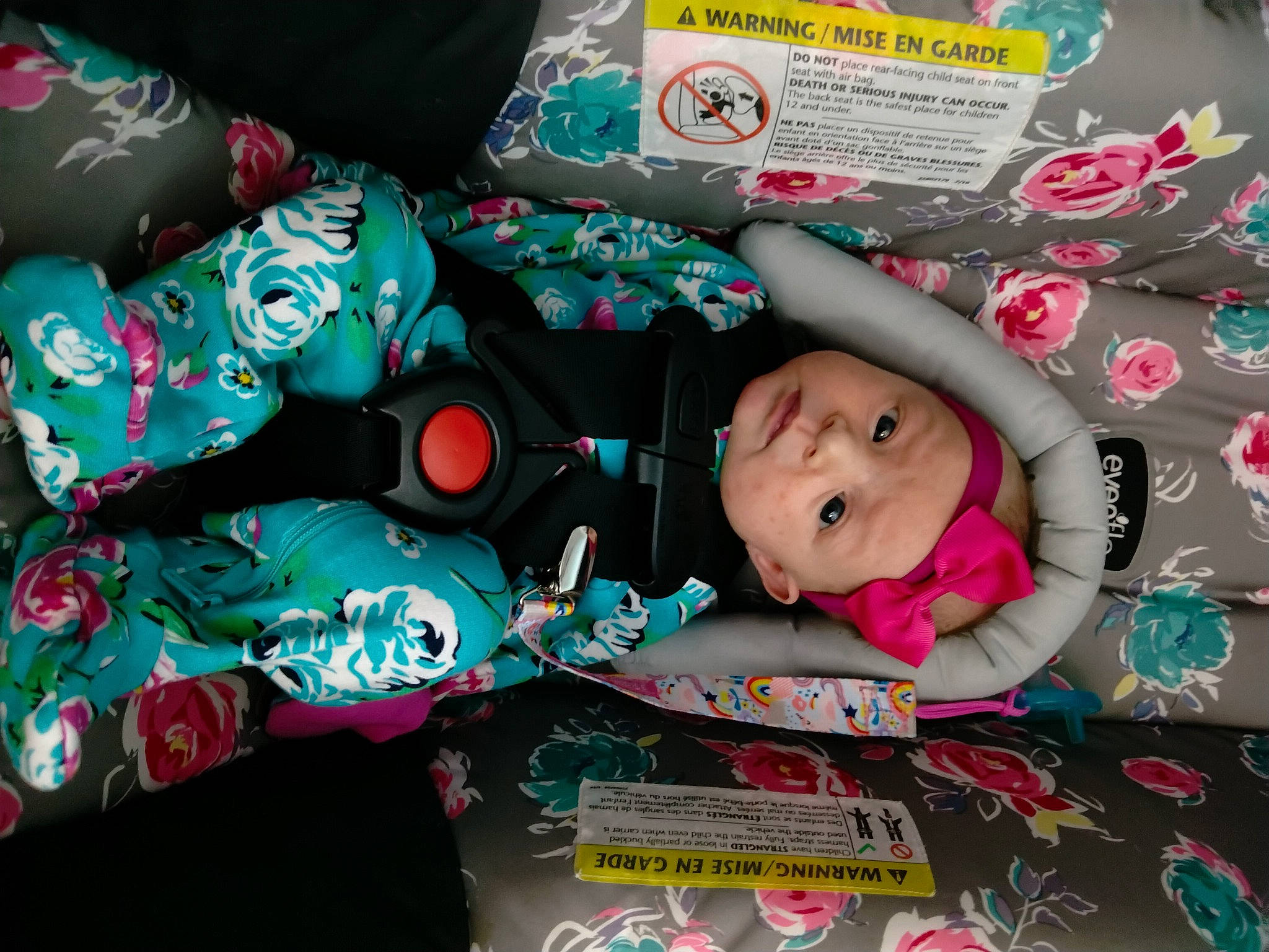 Lucy is registered to the contest to win money with this photo: baby, baby_products, baby_toddler_clothing, carmine, child, happy, headwear, linens, pattern, person, textile, toddler