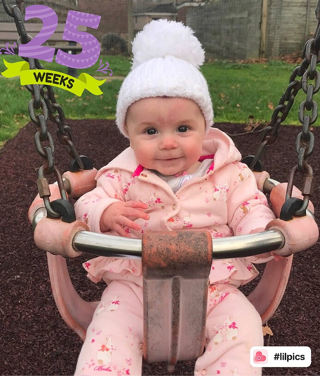 Maizie is registered to the contest to win money with this photo: child, fun, girl, hair_accessory, headgear, headwear, infant, person, pink, play, product, skin, smile, toddler