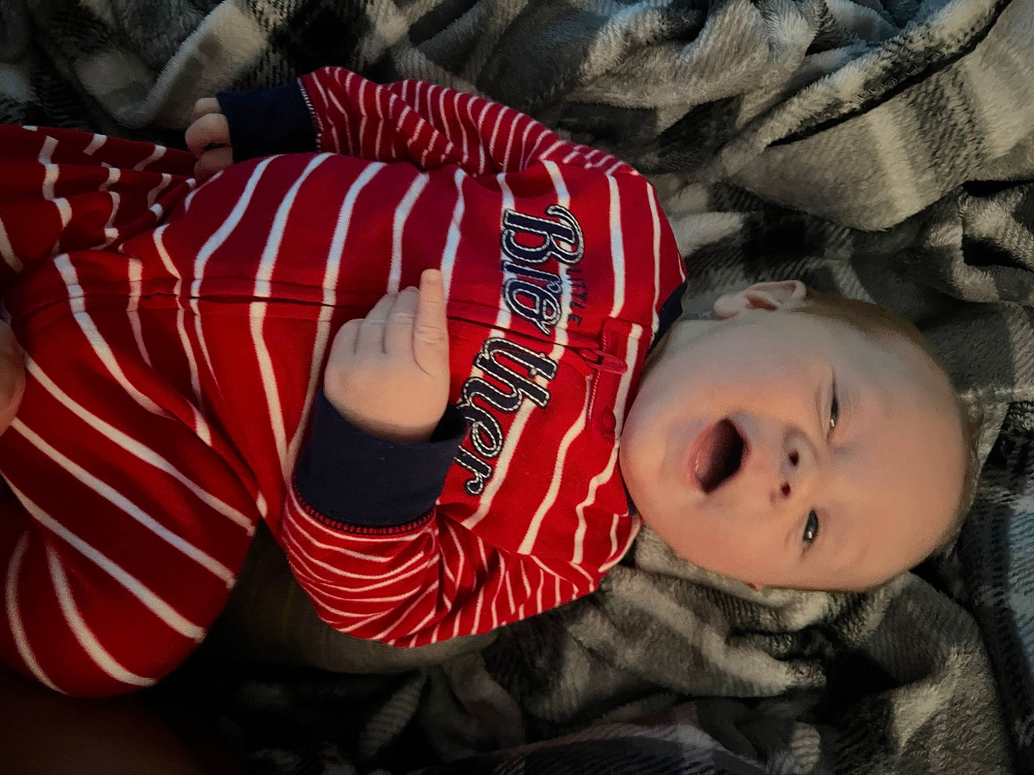 Brock joined the competition — help win amazing prizes! baby, baby_toddler_clothing, carmine, child, comfort, dress, event, flag_of_the_united_states, fur, gesture, happy, human_body, human_leg, lip, pattern, person, plant, sleeve, textile, toddler
