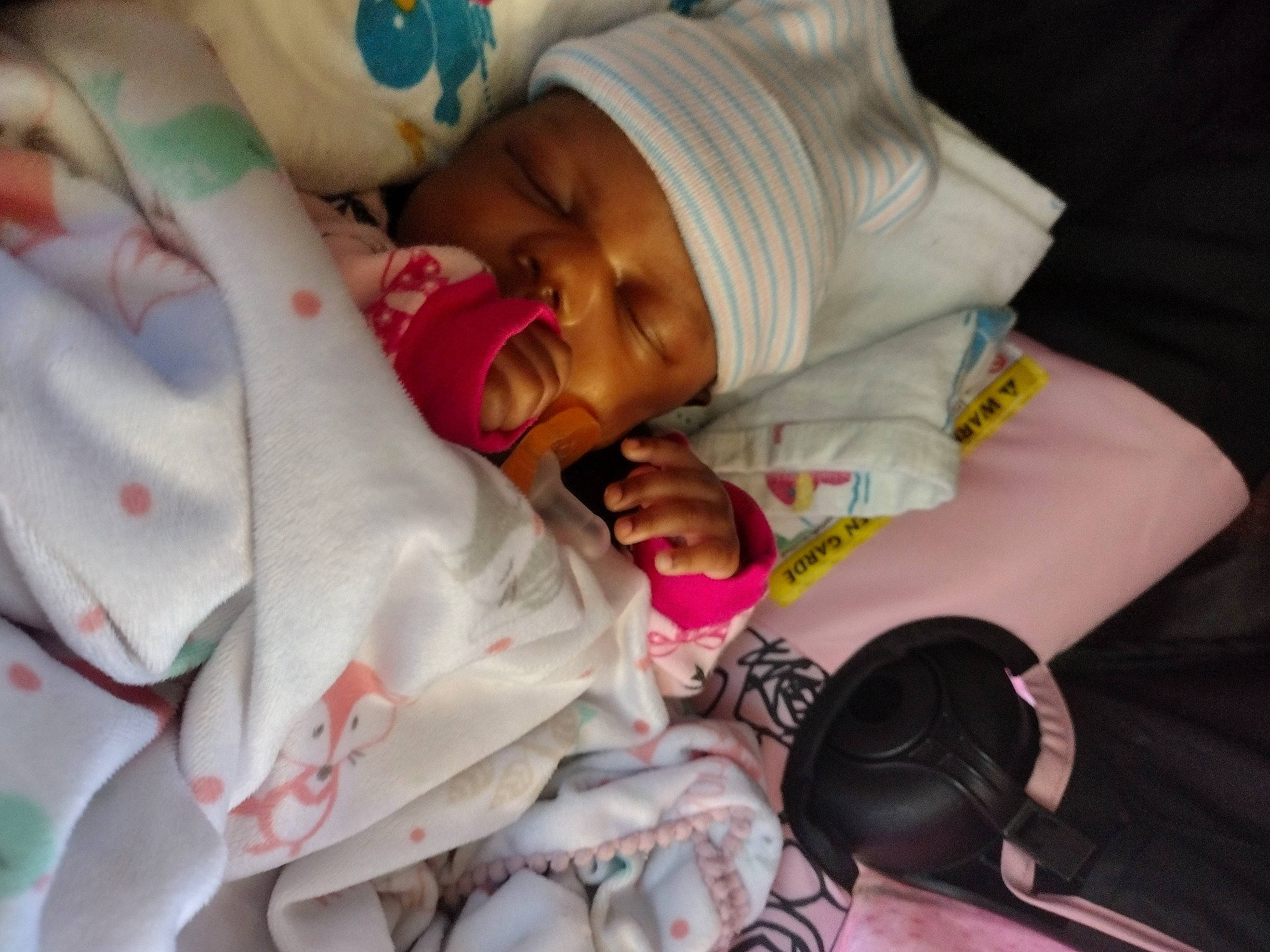 Amari joined the competition — help win amazing prizes! baby, baby_products, baby_safety, baby_sleeping, baby_toddler_clothing, bedding, bedtime, blanket, child, childbirth, comfort, eye, headwear, linens, nap, person, room, sleep, toddler