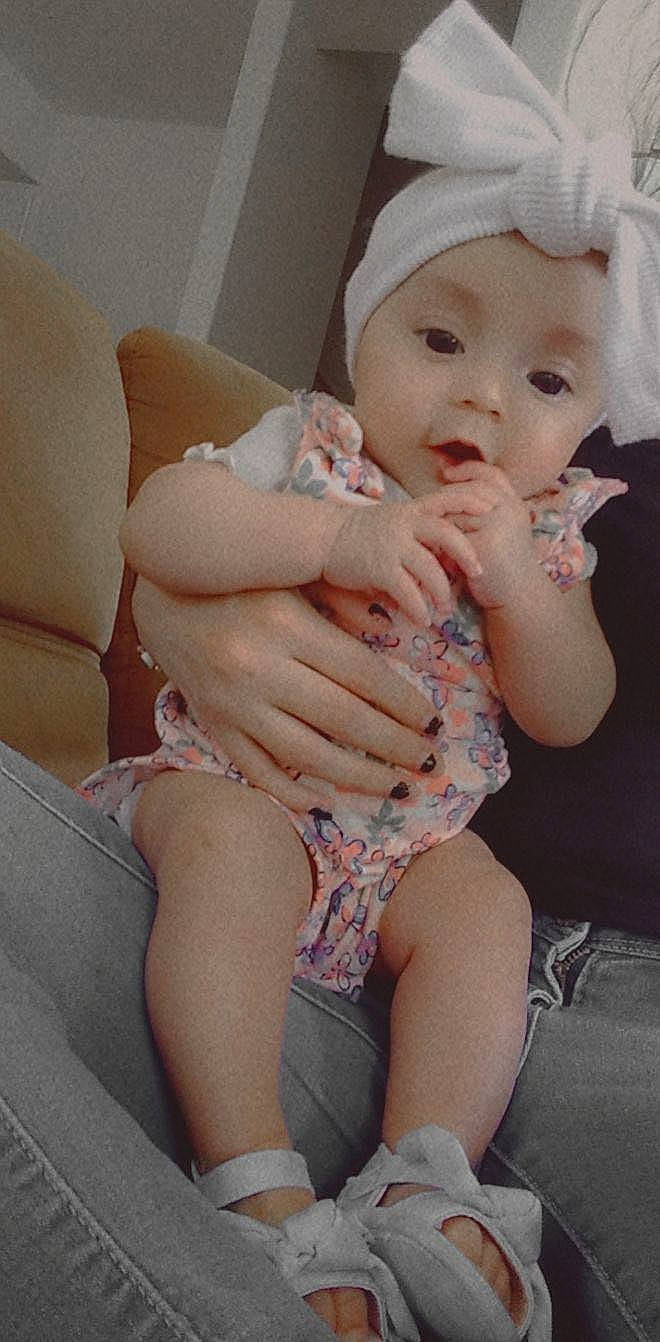 Kataleya is registered to the contest to win money with this photo: baby, baby_toddler_clothing, child, comfort, eye, gesture, headwear, human_body, knee, lap, leg, mouth, nail, person, pink, shorts, skin, stomach, thigh, thumb