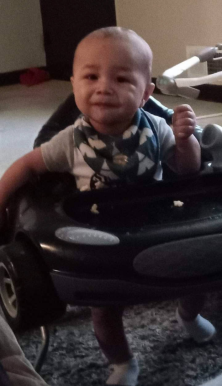 Jeremy joined the competition — help win amazing prizes! automotive_tire, baby, baby_toddler_clothing, cheek, child, comfort, face, finger, fun, head, joy, leg, person, photograph, skin, sleeve, smile, snapshot, thumb, tire