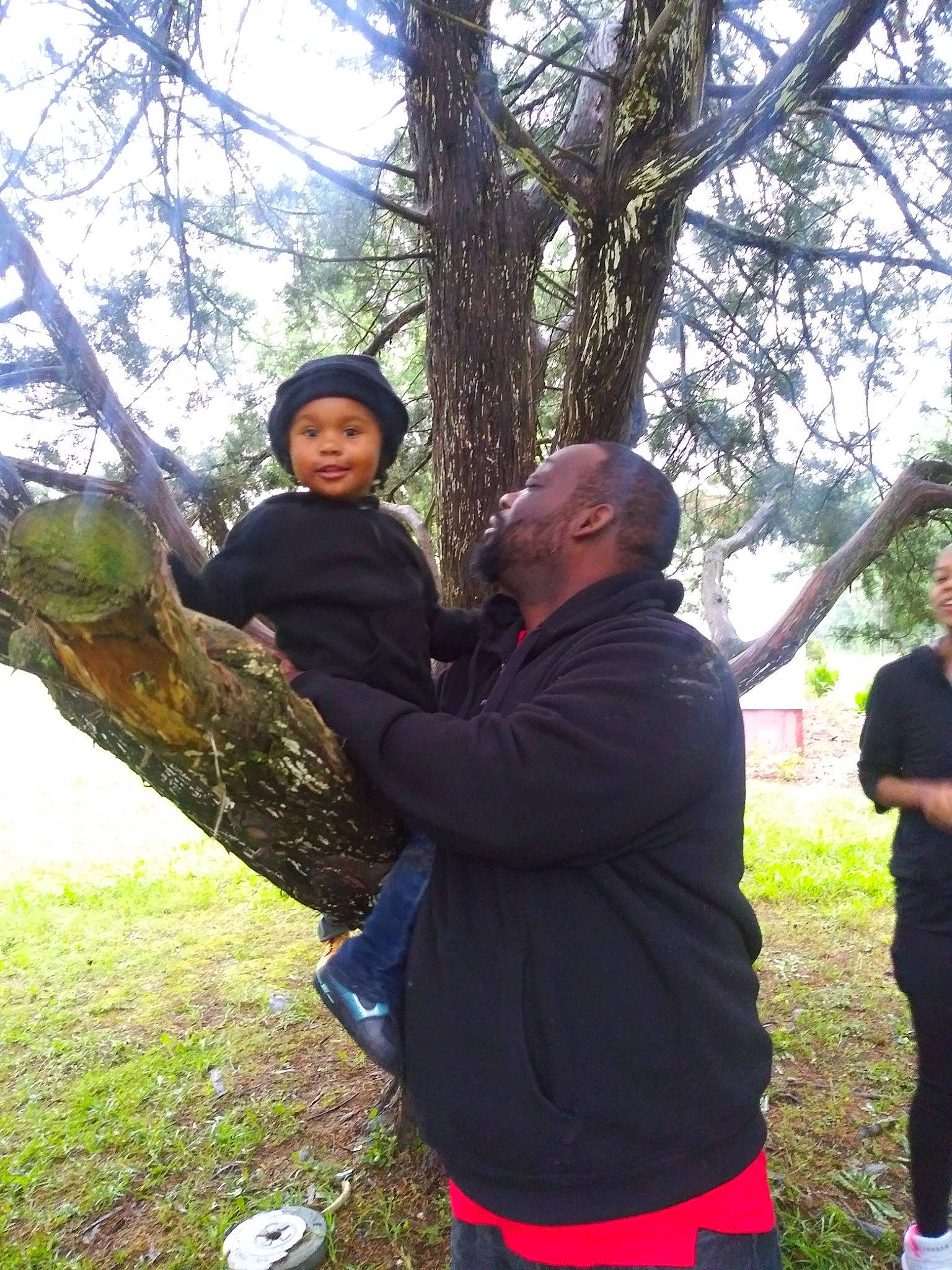 A'Liya is registered to the contest to win money with this photo: branch, headwear, person, plant, tree