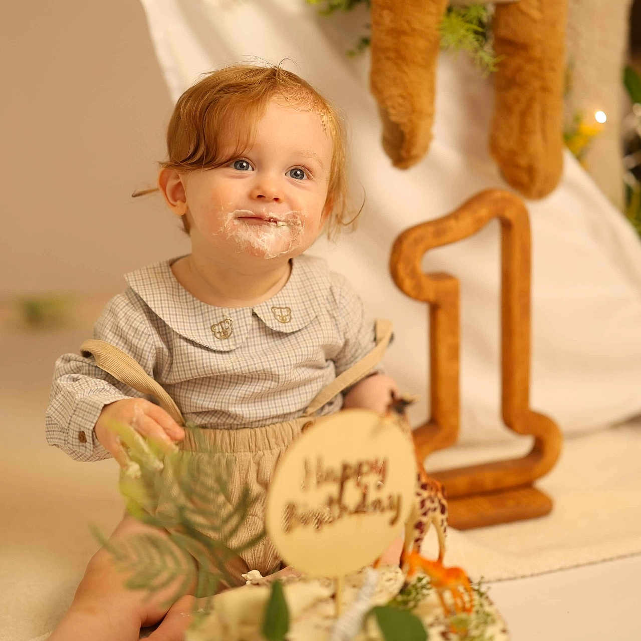 Victor is registered to the contest to win money with this photo: baby, birthdaycake, cake, cream, dessert, face, flower, food, happy, head, icing, people, person, photography, plant, portrait, pottedplant, sitting, smile, text