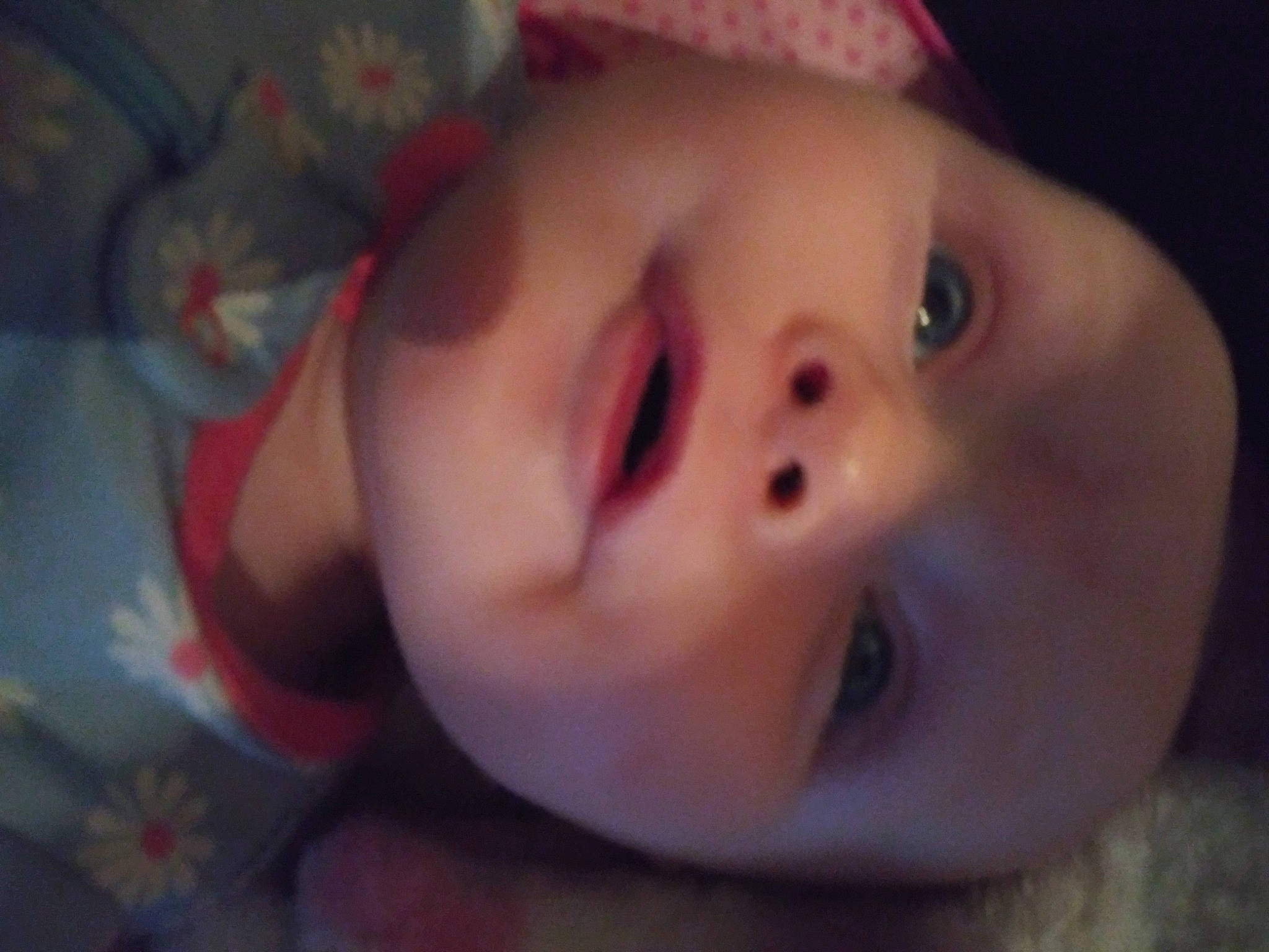 Leyla is registered to the contest to win money with this photo: baby, beauty, cheek, child, chin, close_up, eye, eyebrow, face, facial_expression, forehead, head, iris, lip, mouth, nose, person, pink, skin, smile