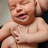 baby, infant, drool, sleeping, smile, hand, skin, person, holding, arm, cute, newborn, child, face, bare_chest, closeup, happy, resting, human, toddler