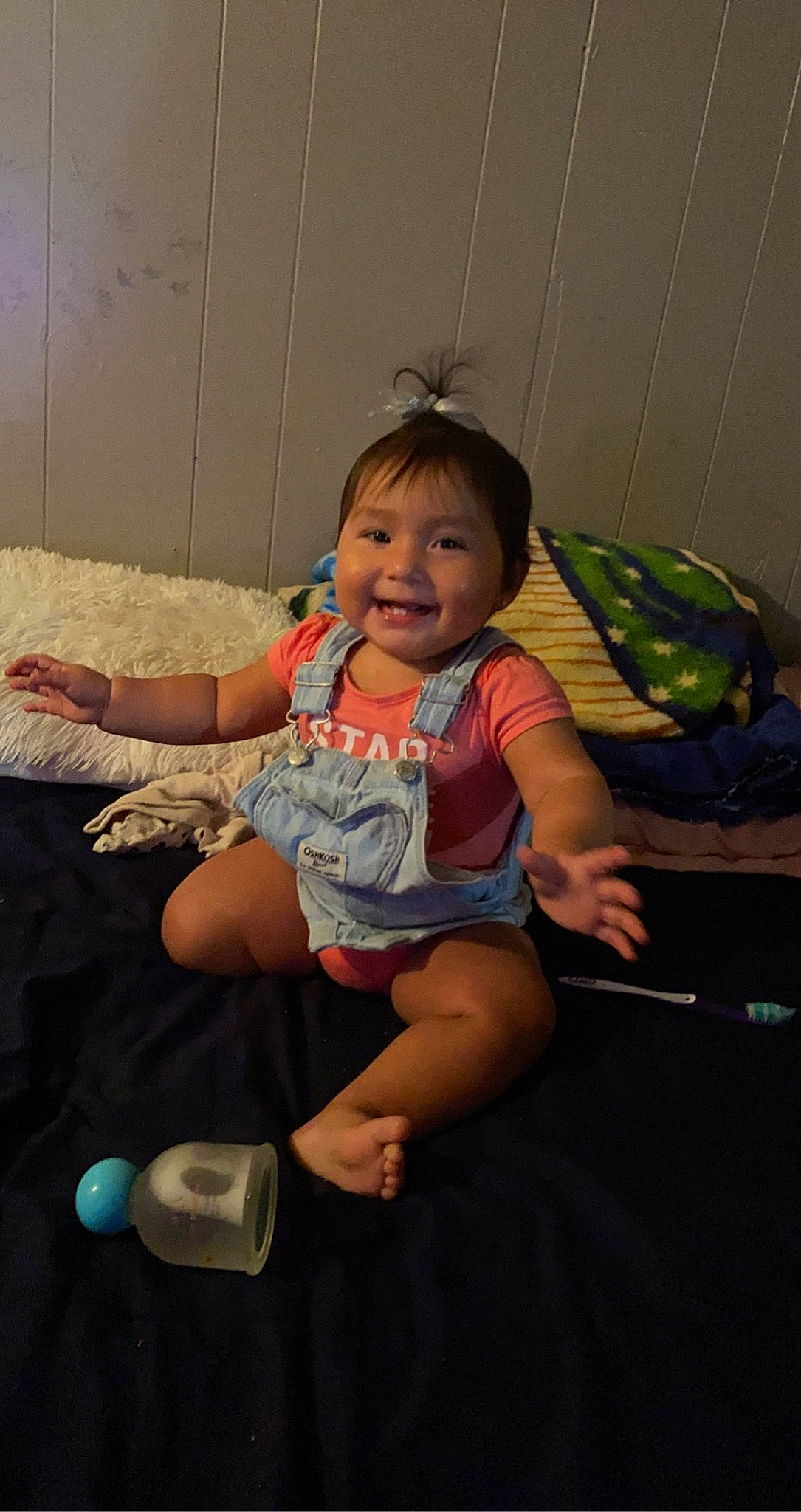 Desiree joined the competition — help win amazing prizes! baby_toddler_clothing, barefoot, cheek, child, comfort, elbow, eye, facial_expression, finger, fun, happy, joy, leg, mammal, person, product, skin, smile, standing, thigh