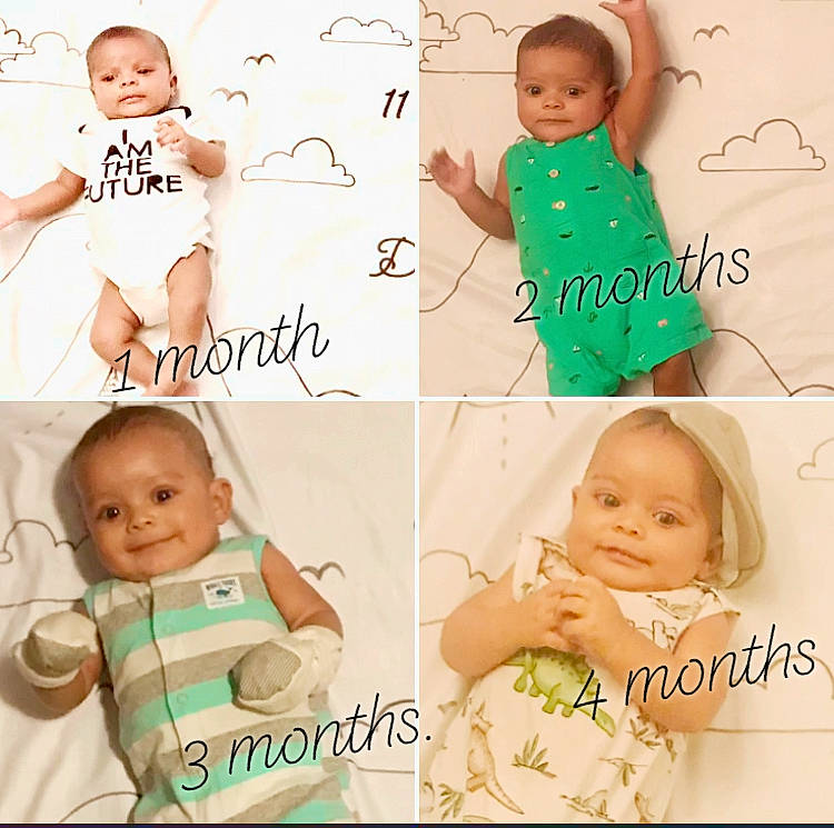 Avyn joined the competition — help win amazing prizes! baby, baby_products, baby_toddler_clothing, child, design, joy, pattern, person, photo_caption, photography, product, sibling, sleeve, toddler