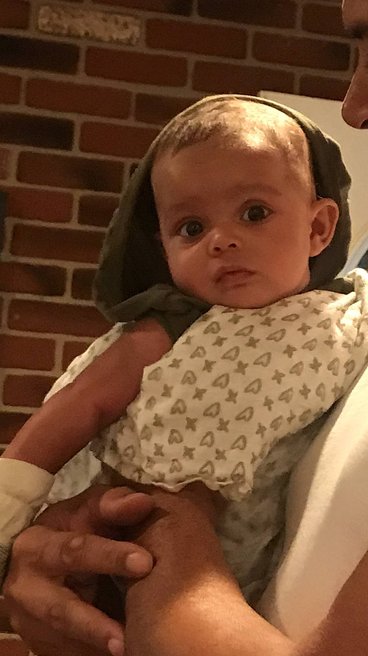 Avyn joined the competition — help win amazing prizes! baby, cheek, child, neck, person, skin, toddler