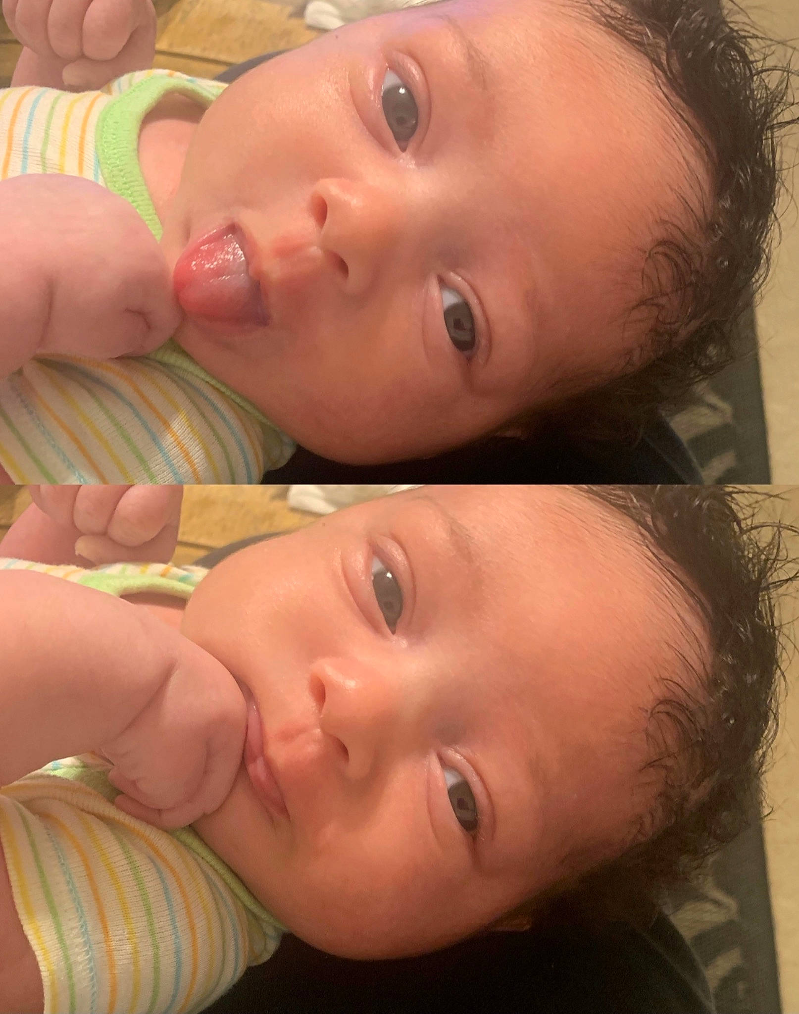 Malani is registered to the contest to win money with this photo: arm, baby, cheek, chin, eye, eyebrow, eyelash, face, facial_expression, forehead, head, human_body, lip, mouth, muscle, neck, nose, organ, person, photograph